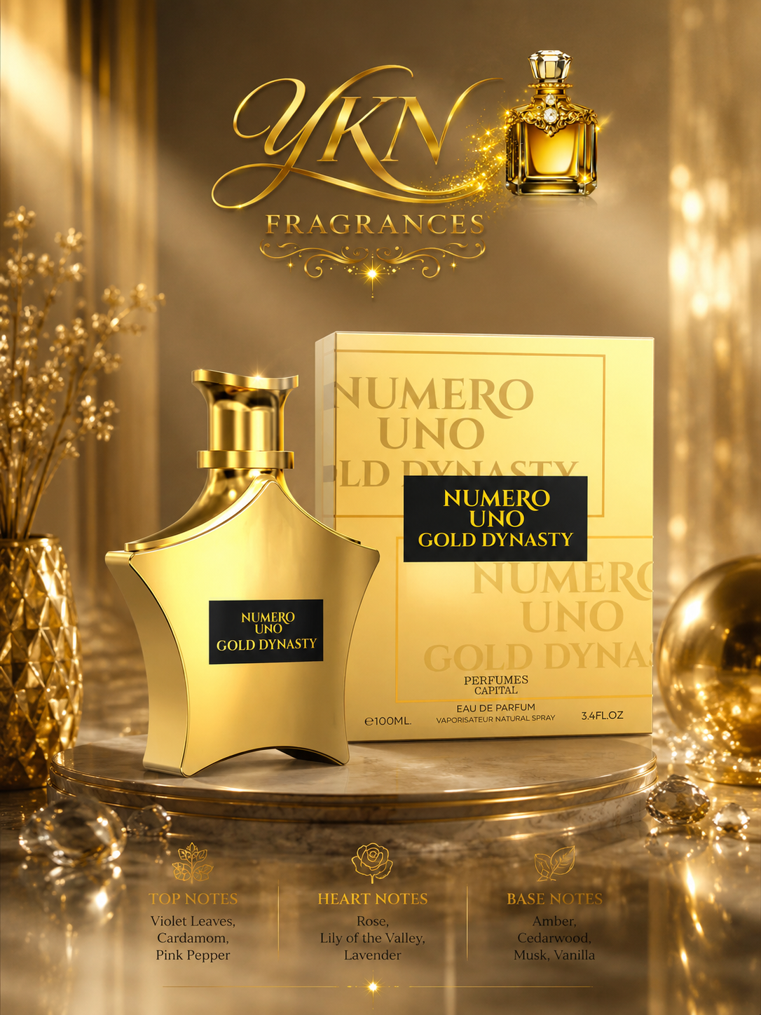 Numero Uno Gold  Dynasty -100 ml Eau de parfum by Emper unisex