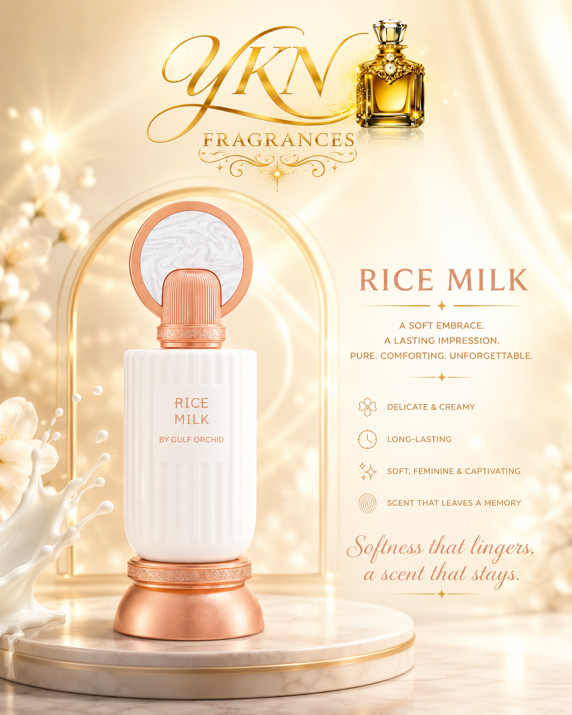 Rice Milk -100 ml by Gulf Orchid Unisex