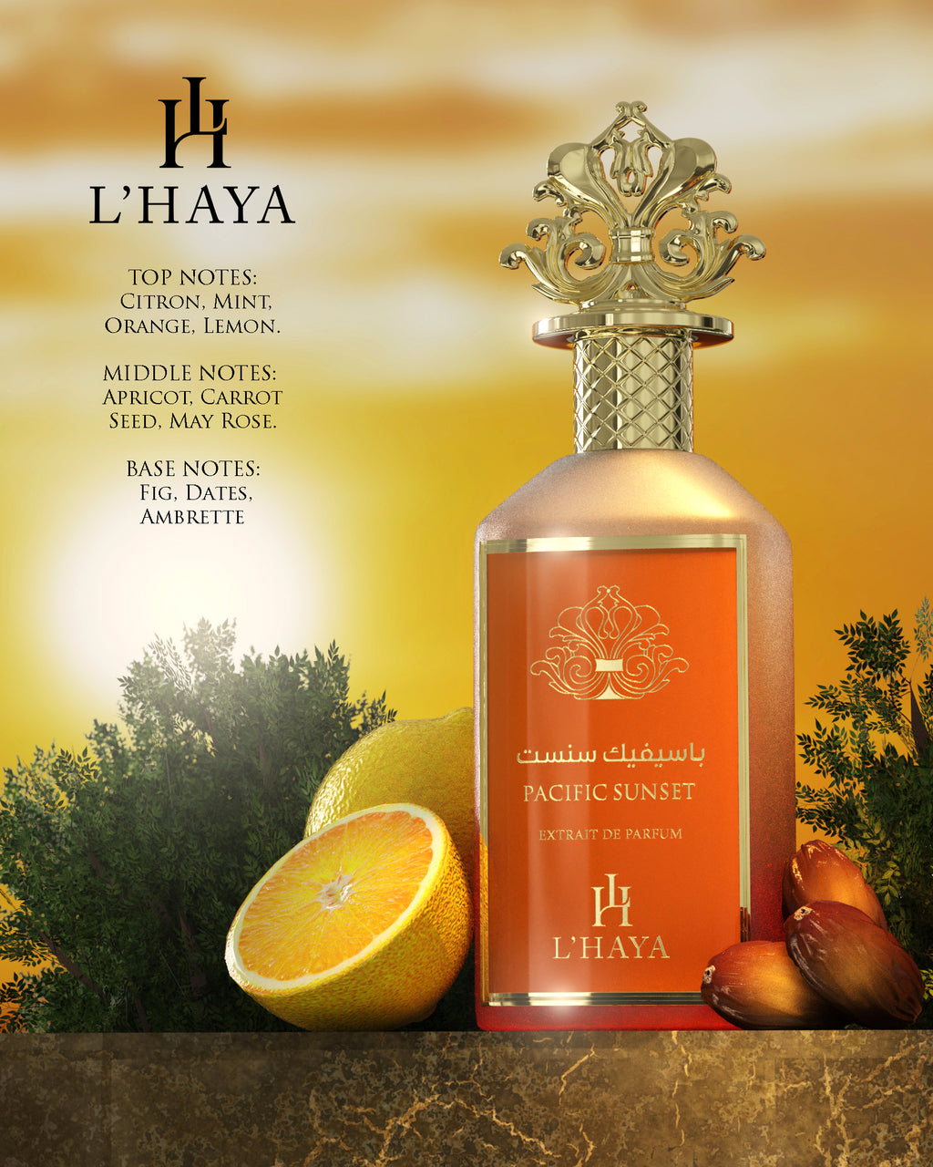 THE HAGUE- PACIFIC SUNSET- EXTRAIT DE PARFUM