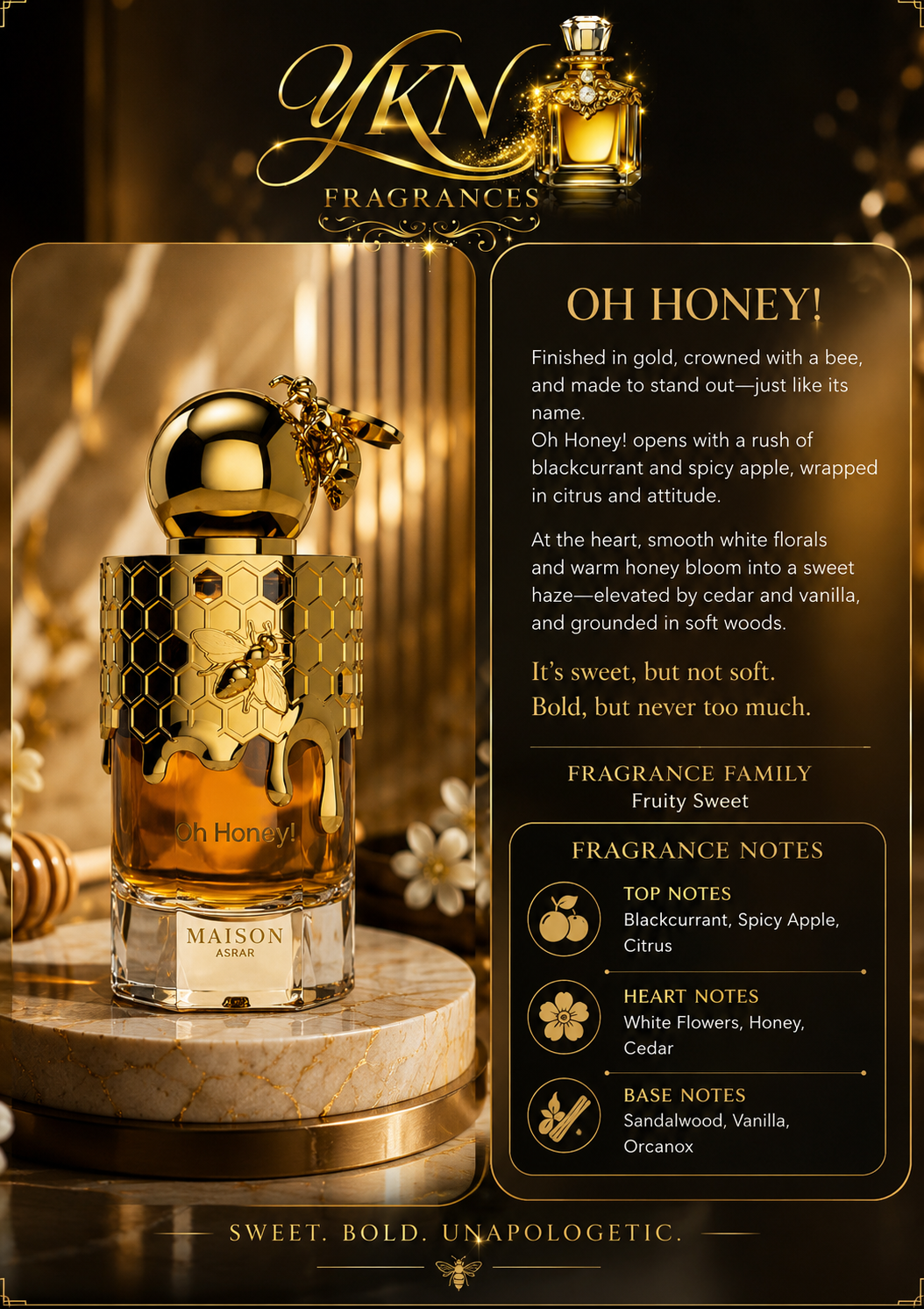 Oh Honey-100 ml by Maison Asrar