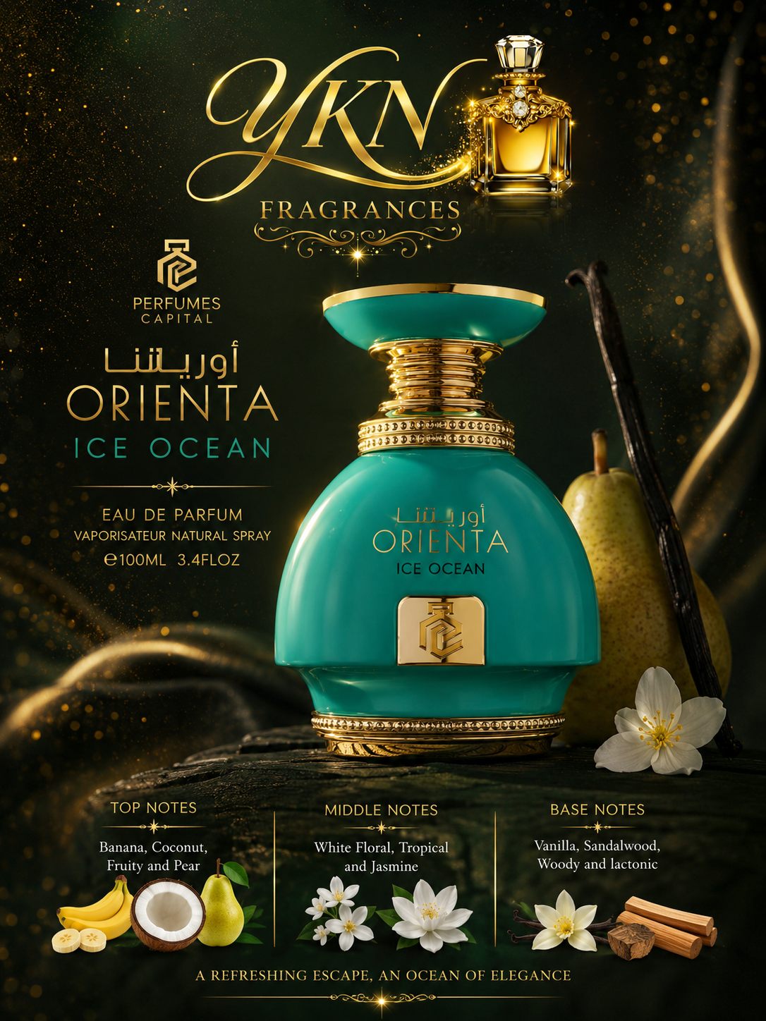 Orienta Ice Ocean -100 ml Eau de parfum Capital by Emper