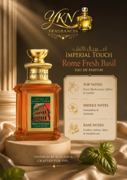Imperial touch  Rome Fresh Basil -100 ml Eau de parfum By Emper