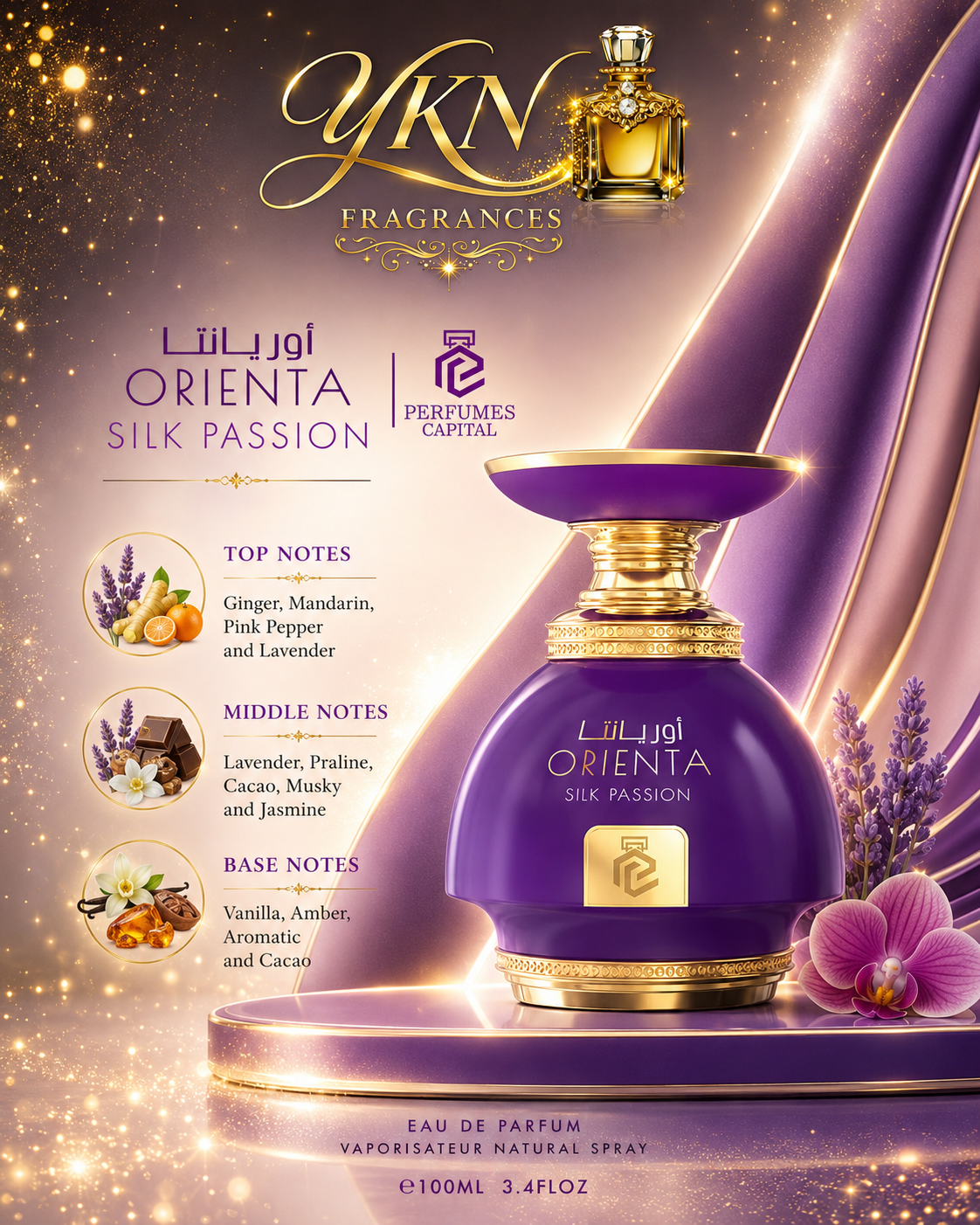 Orienta Silk Passion-100 ml Eau de parfum Capital by Emper