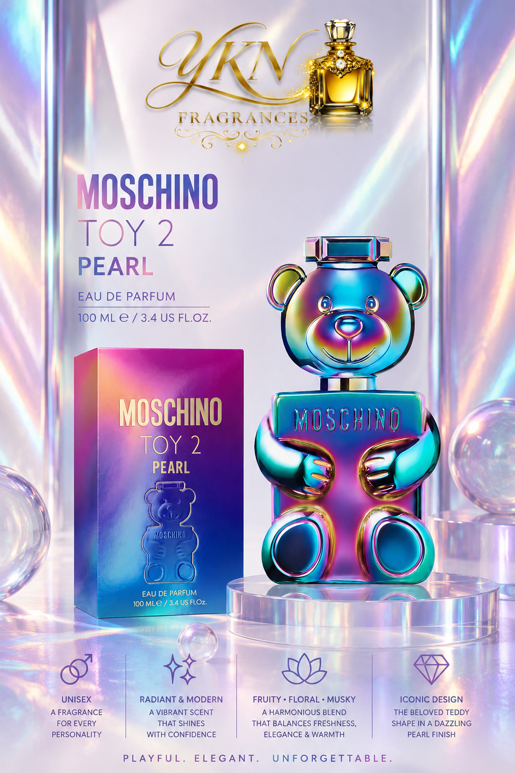 Moschino Toy Boy 2 Pearl unisex - 100 ml EAU de parfum