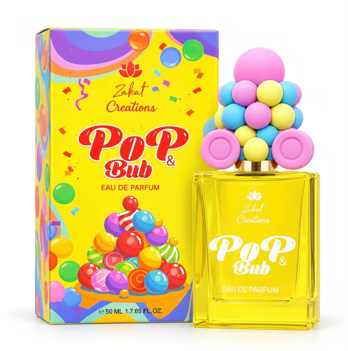 Zakat Creations Pop & Bub Eau de Parfum 50ml – Mujer