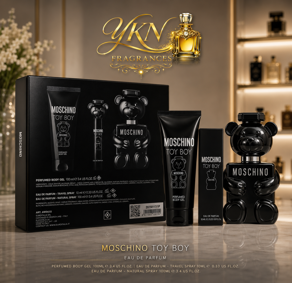 Moschino Toy Boy Set 3.3 EDP + 3.3 Perfume body gel + 10 ml (3pcs)