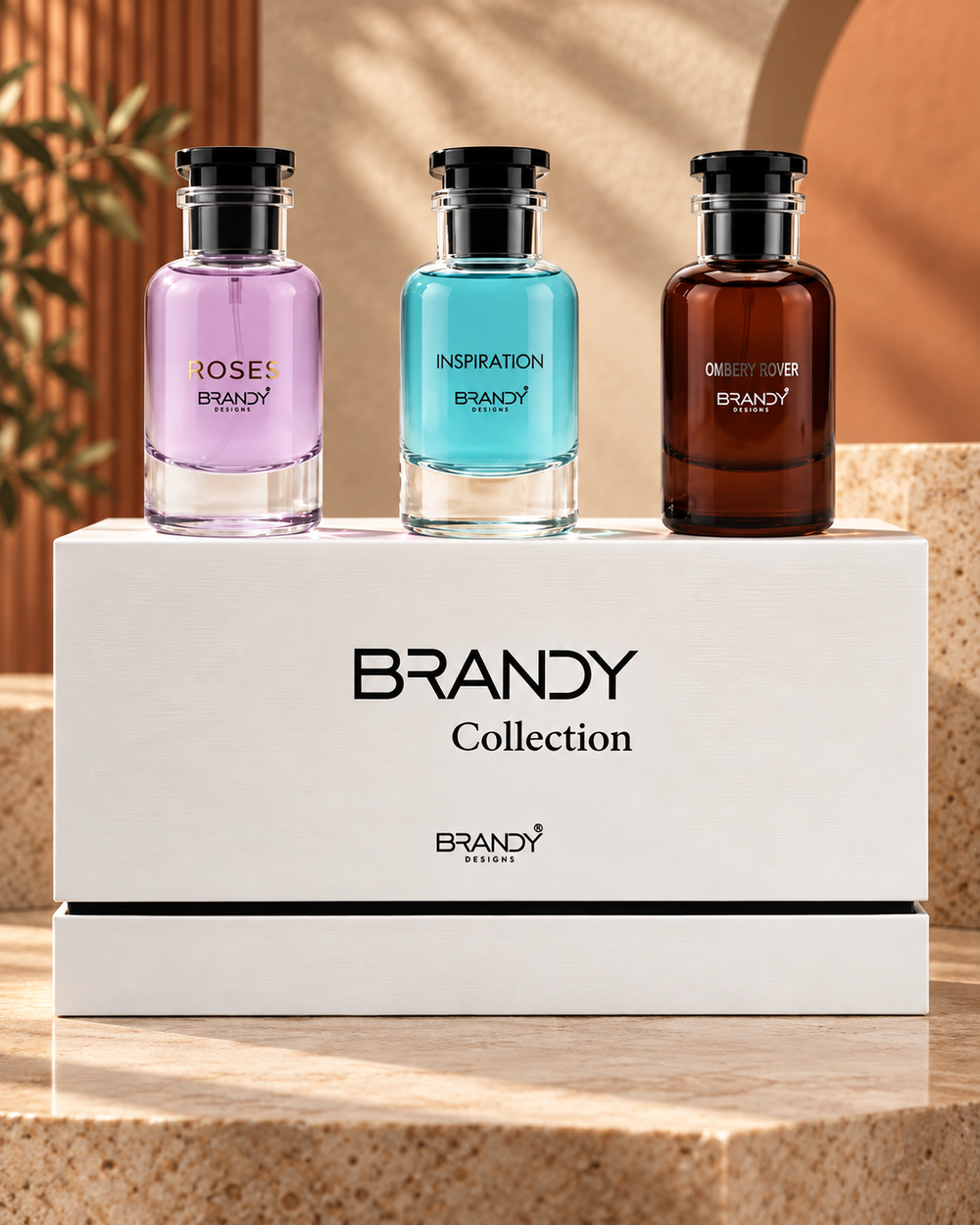 Brandy Designs 3-Piece Gift Set Eau de Parfum 3 x 50ml – Unisex