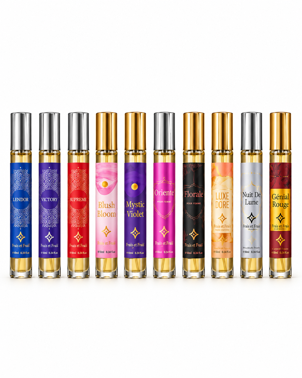 Frais et Frais The Perfume Library Eau de Parfum Gift Set 10 x 10 ml - Unisex