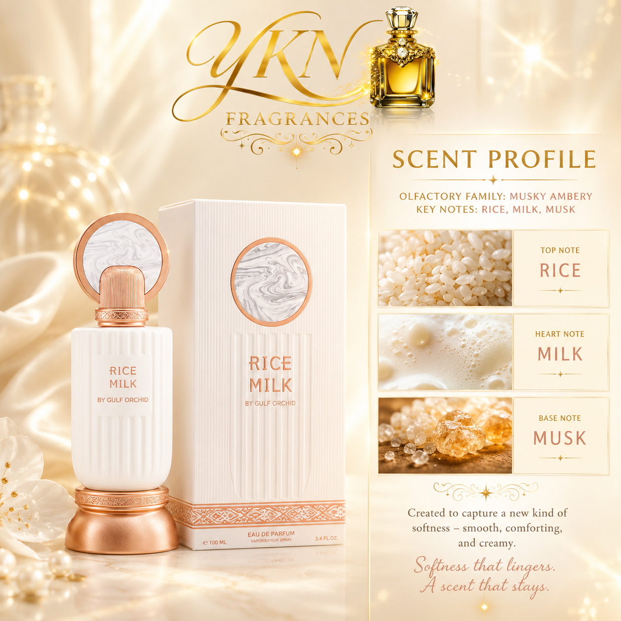 Rice Milk -100 ml by Gulf Orchid Unisex