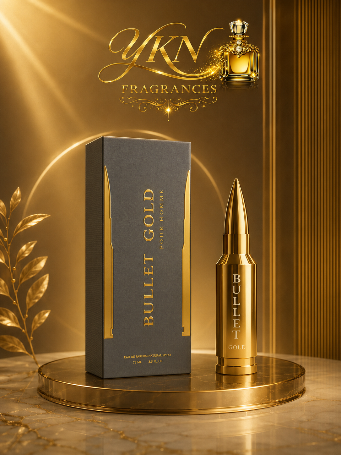 BHARARA BULLET Gold EDP -2.5 oz