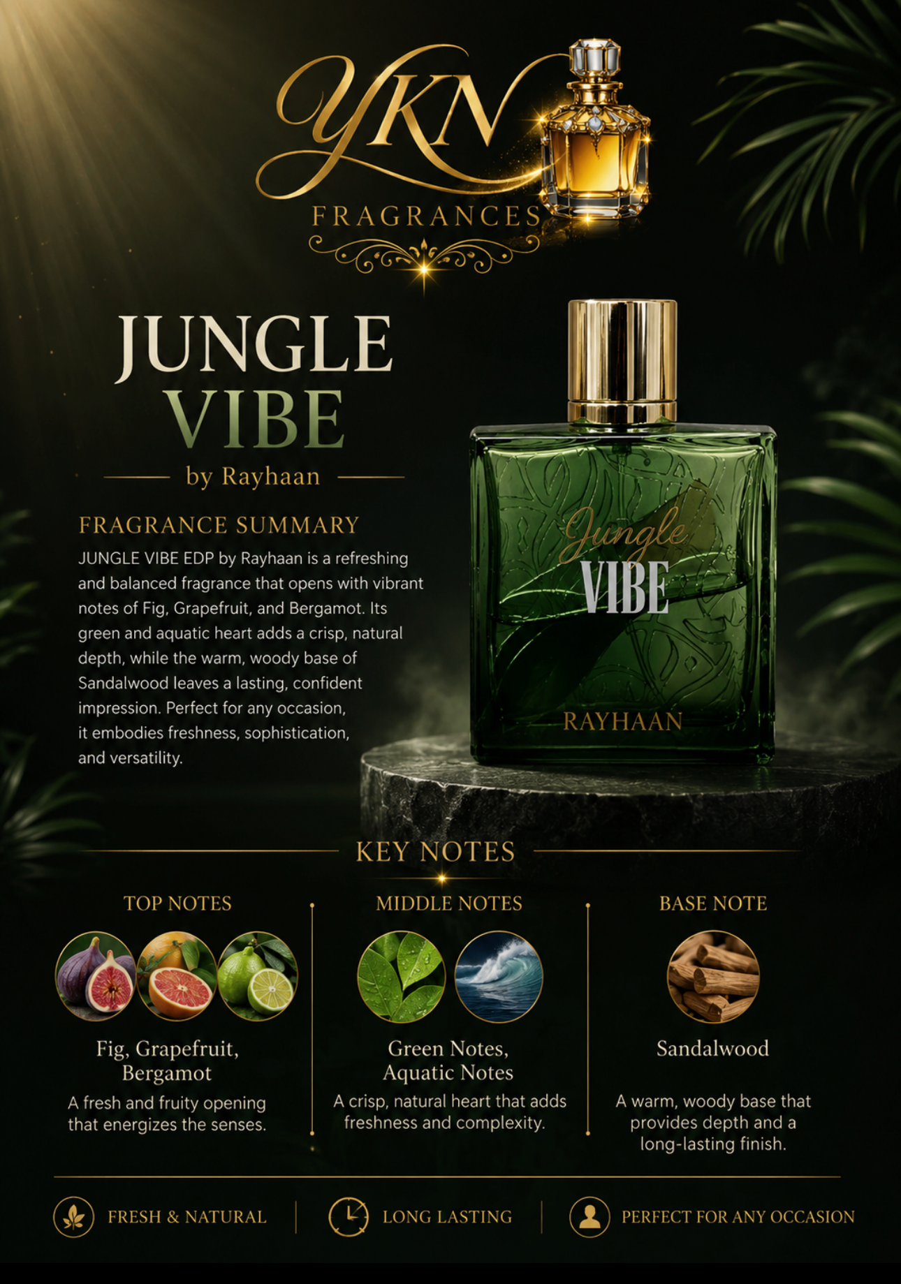 Jungle Vibe EDP unisex -100 ml by Rayhaan