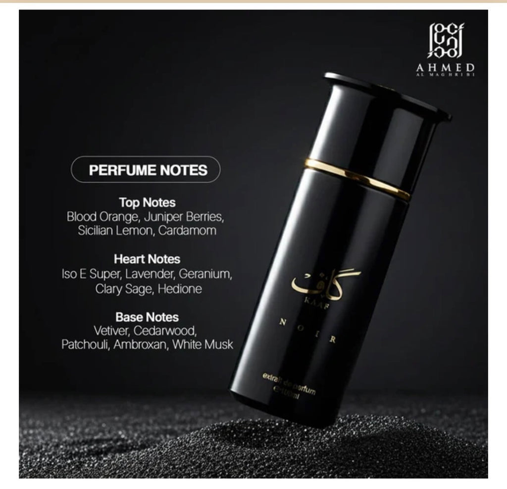Kaaf NOIR  Extrait de parfum -100 ml by  Ahmed Al Maghribi