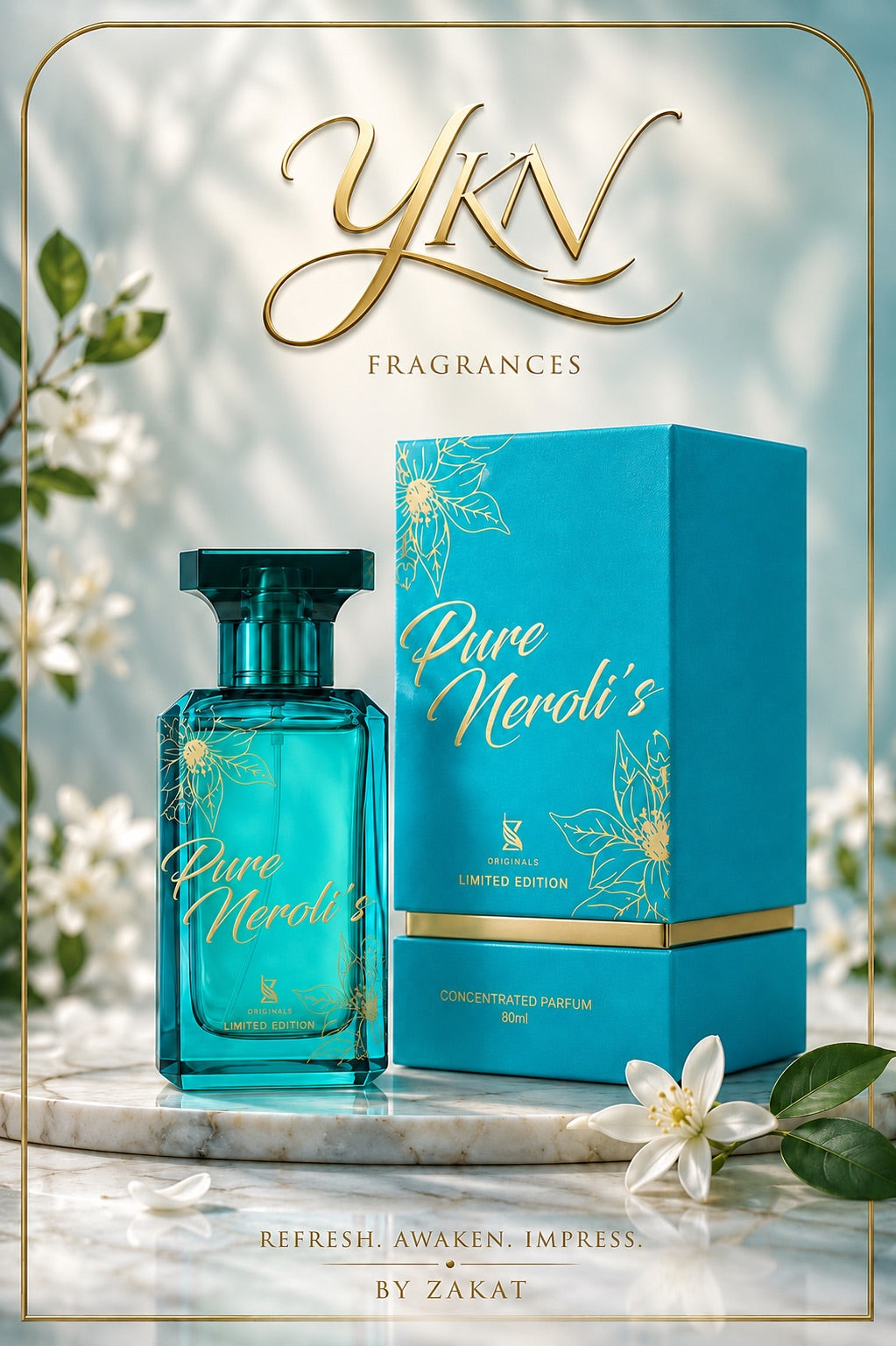 Pure Neroli's Limited Edition Concentrated Perfume - 80 ml by Zakat