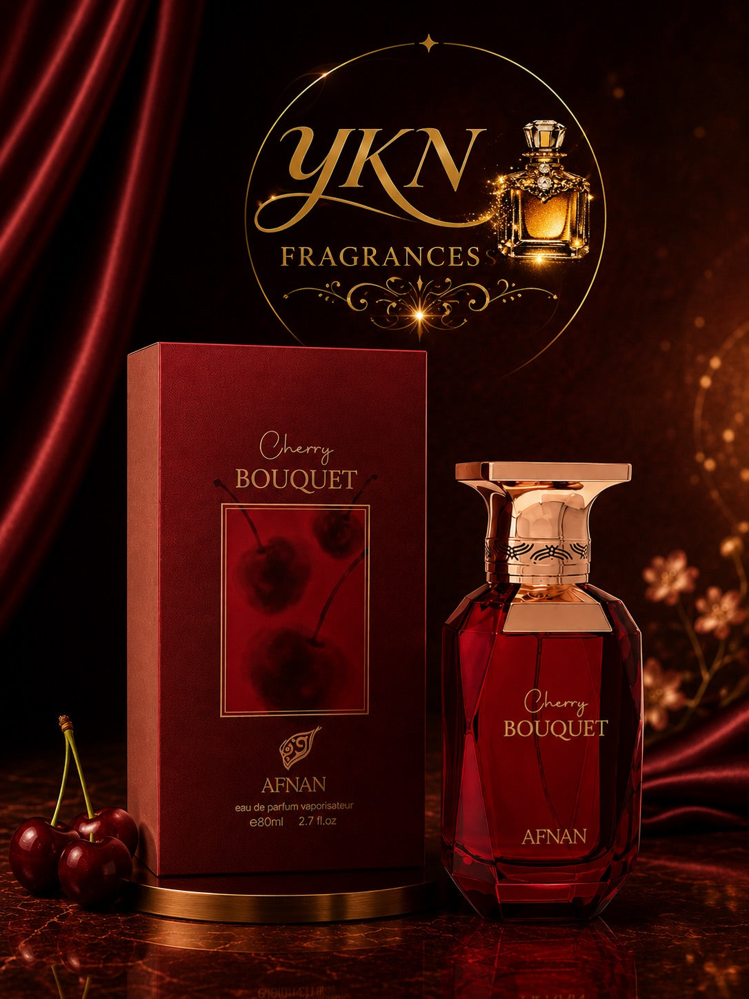 Cherry Bouquet is a 2.7 oz (80 ml) by AFNAN