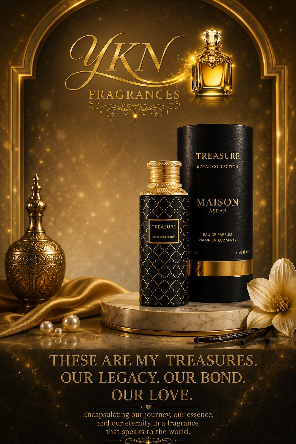 Treasure Unisex Royal Collection - 100 ml by Maison Asrar