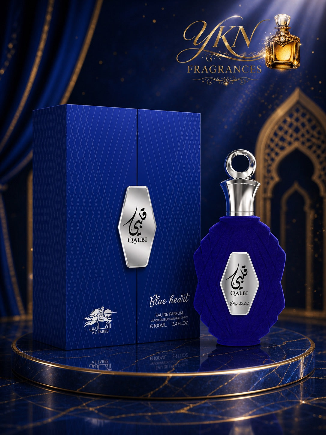Qalbi Blue Hear 100 ml  by Al Fares Emper