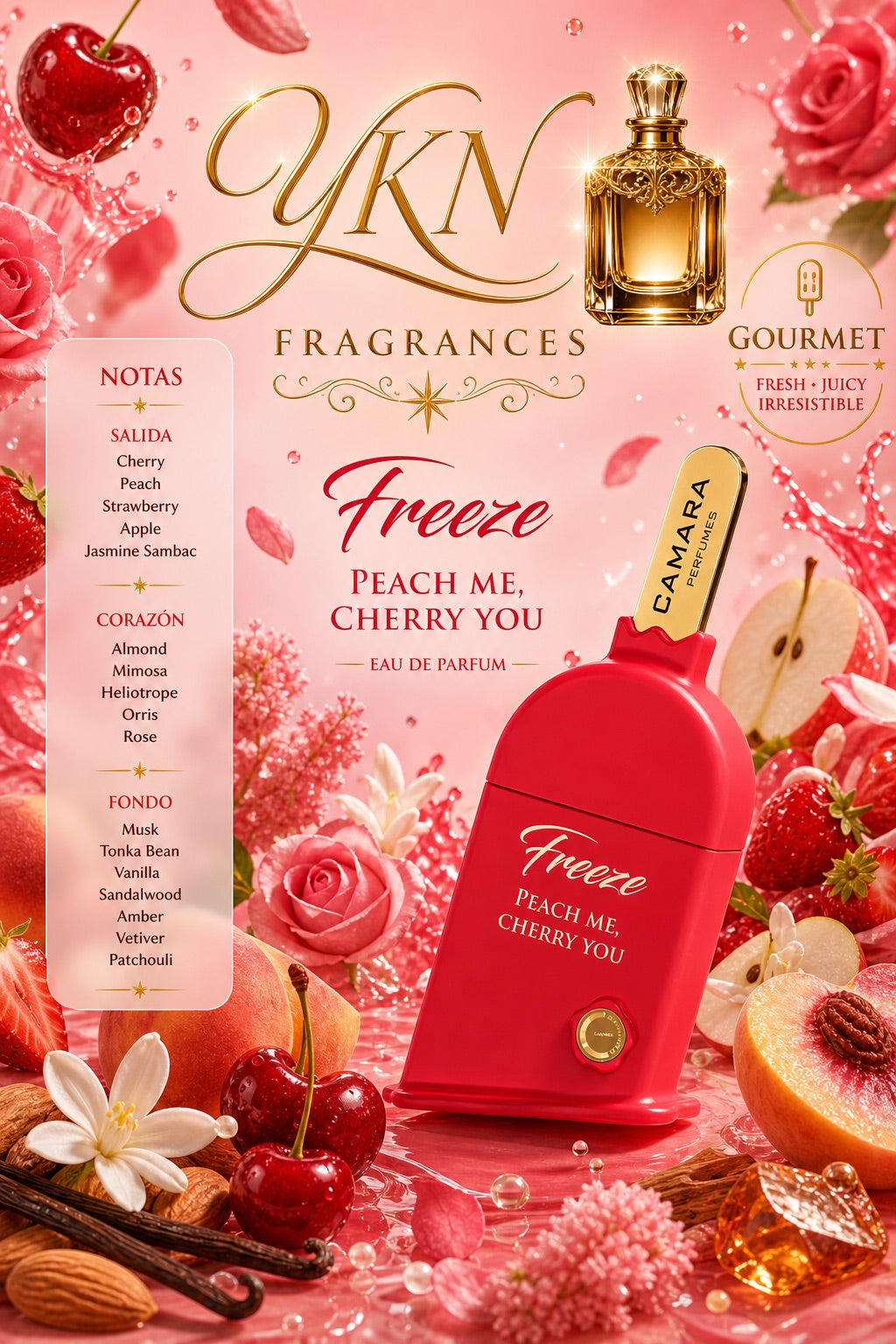Freeze Peach Me Cherry You 90 ml by Camara