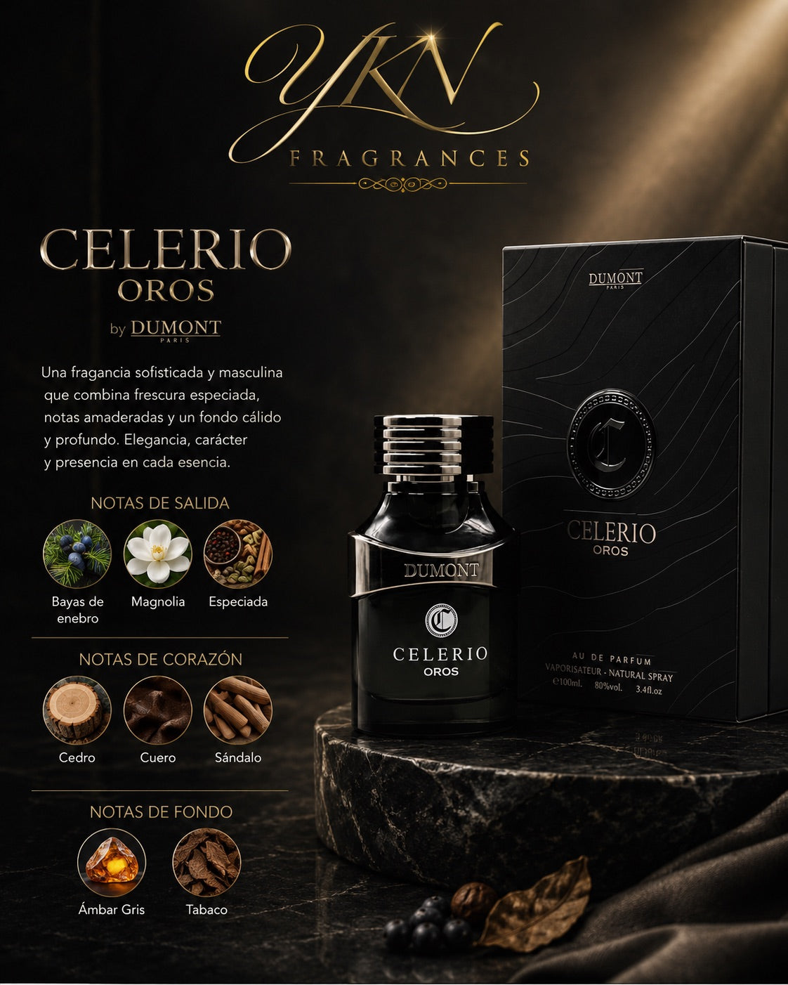 CELERRIO OROS -100 ml eau de parfum by dumont paris