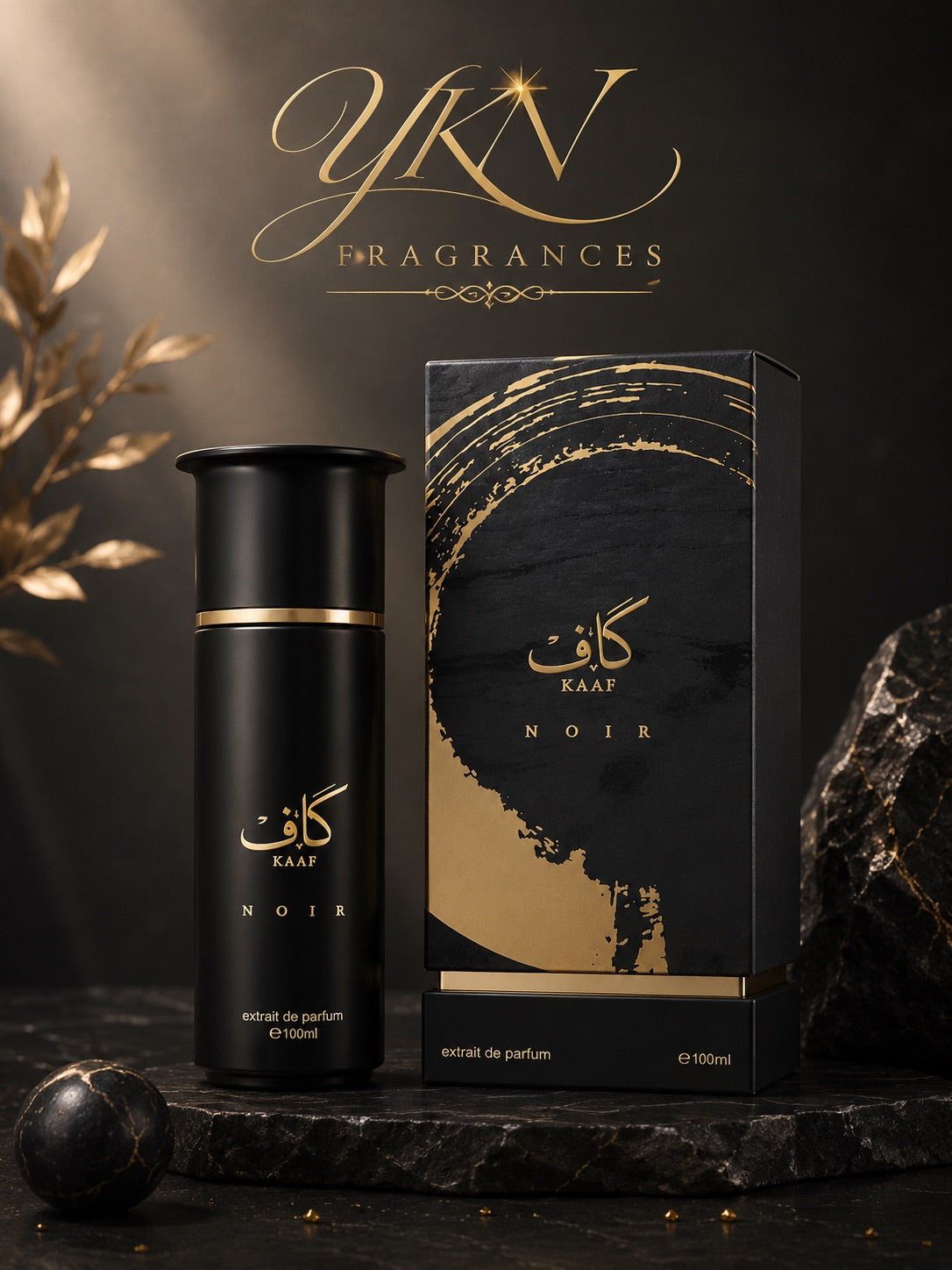 Kaaf NOIR  Extrait de parfum -100 ml by  Ahmed Al Maghribi