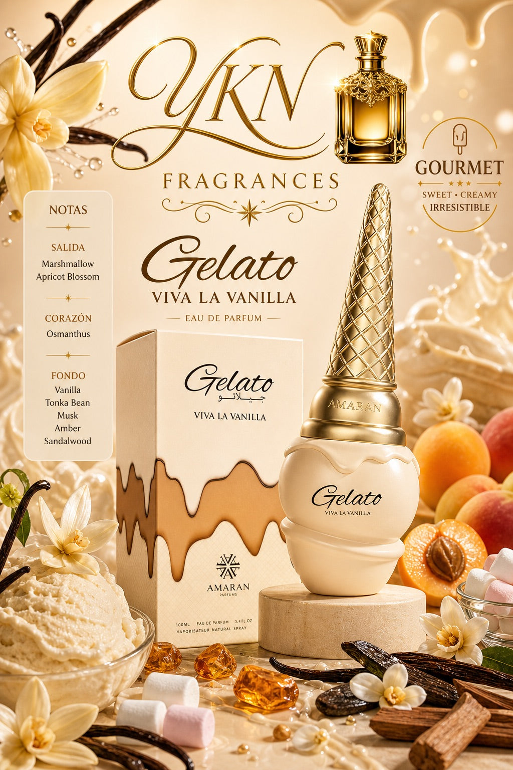 Gelato viva la vanilla 100 ml by Amaran