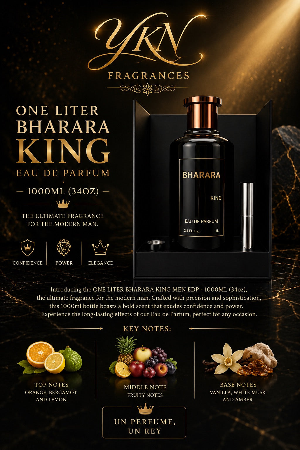 ONE LITER Bharara King EDP -1000 ml