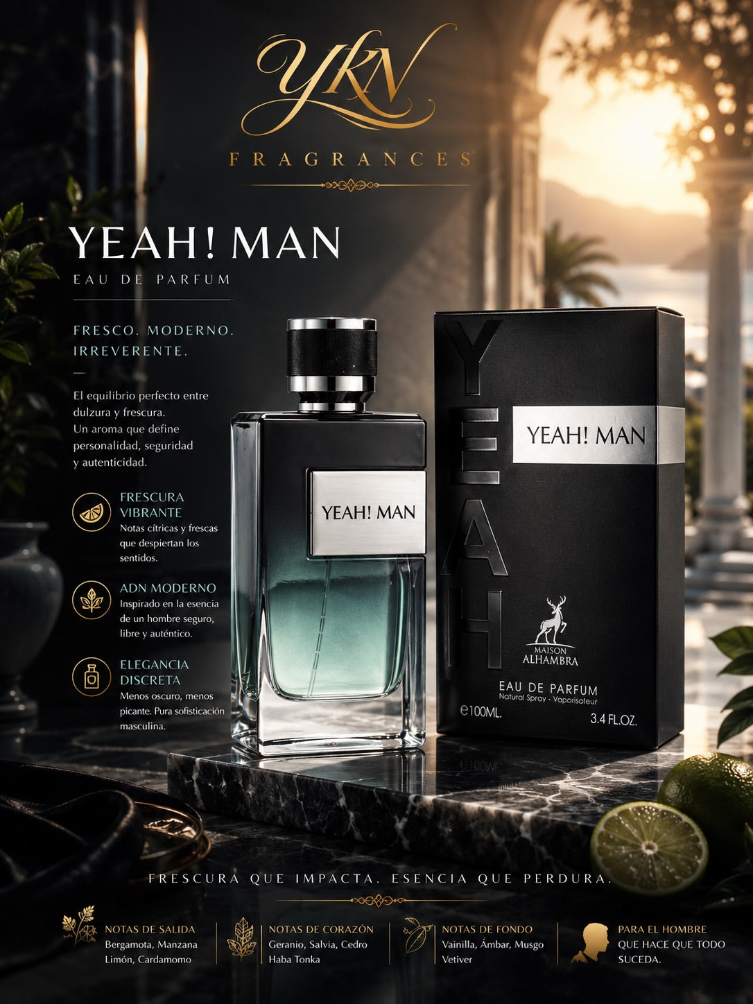 YEAH! MEN EAU DE PARFUM - 100 ml by MAISON ALHAMBRA