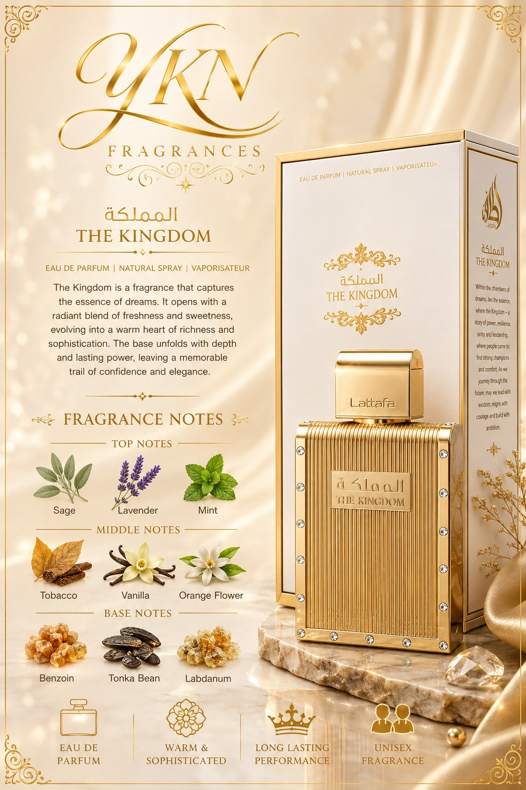 The Kingdom women 100 ml by Lattafa