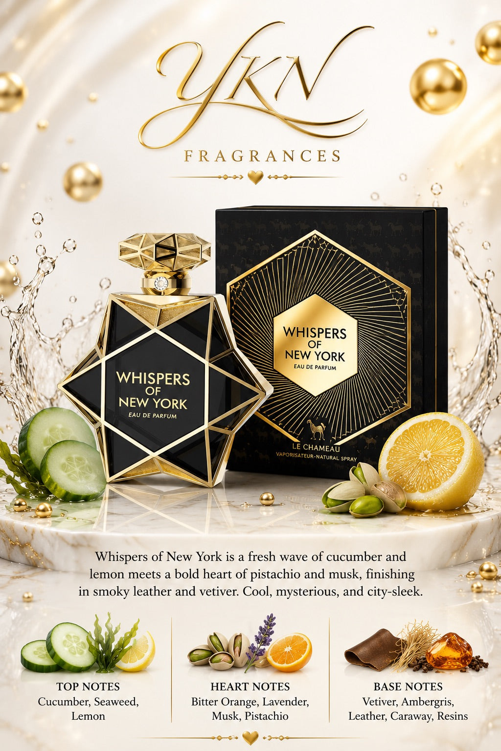 Whispers of NEW YORK EDP by LE CHAMEAU