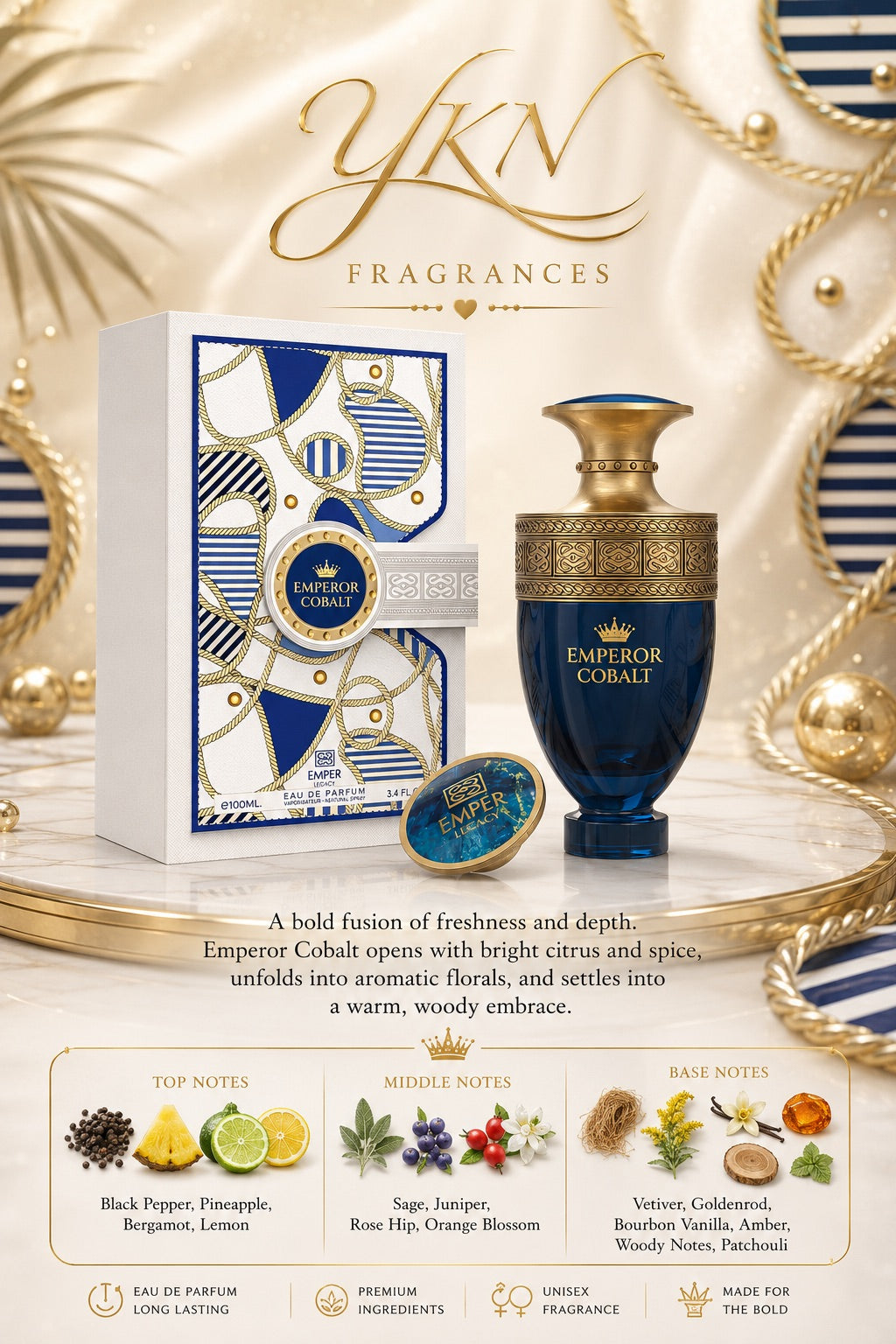 Emperor Cobalt EDP -100 ml by Emper