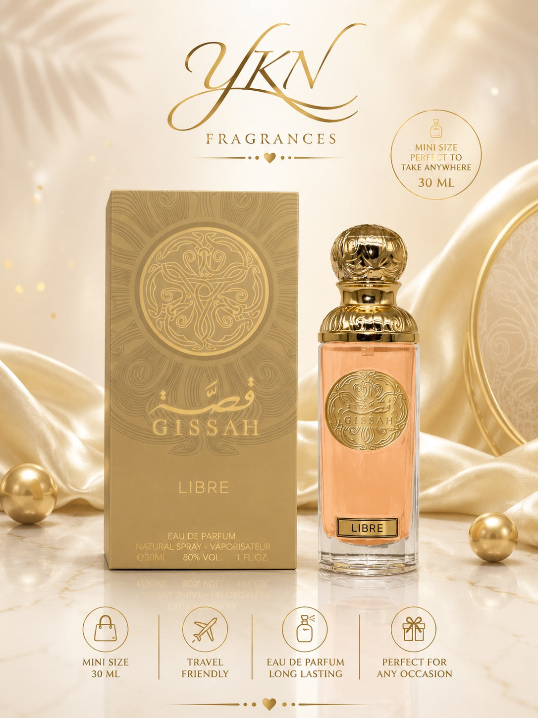 LIBRE 30 ml EUA de parfum (mini) by GISSAH