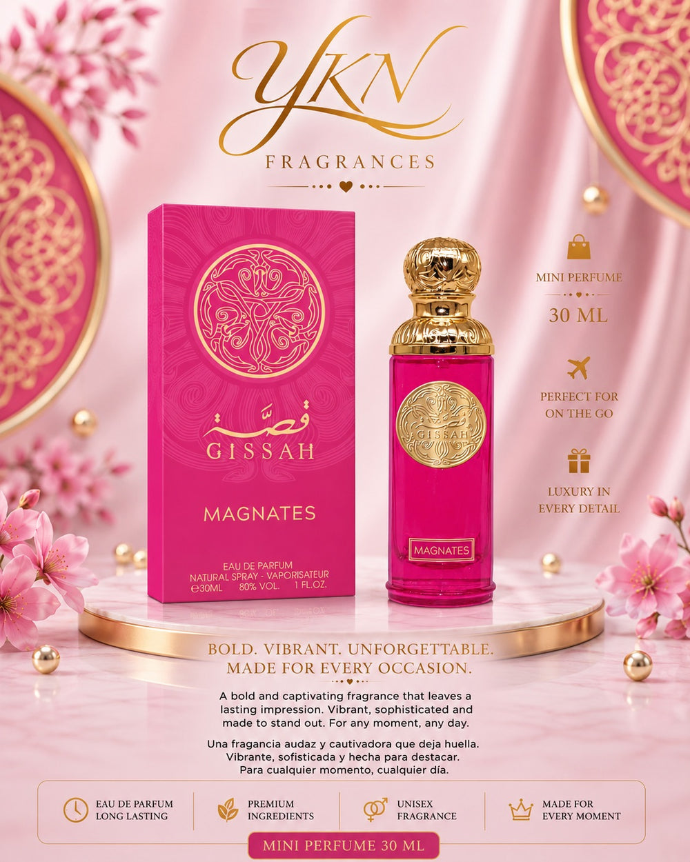 MAGNATES  30 ml EUA  de parfum  (mini) by GISSAH