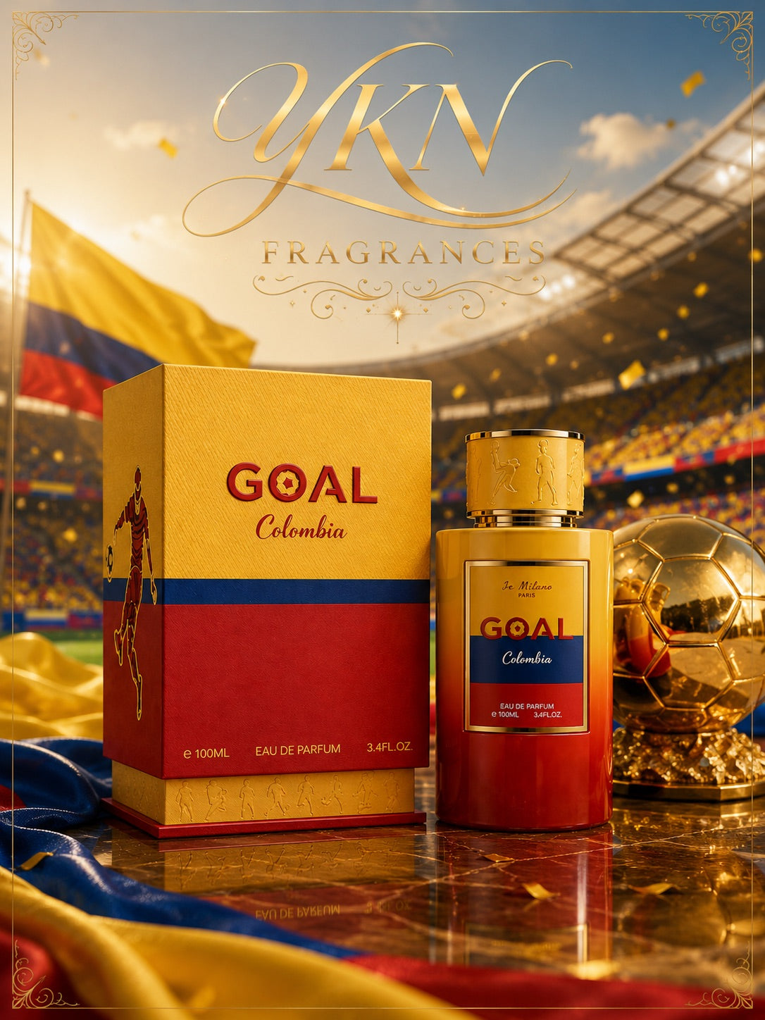 GOAL Colombia unixes -100 ml EAU de parfum by Jo Milano
