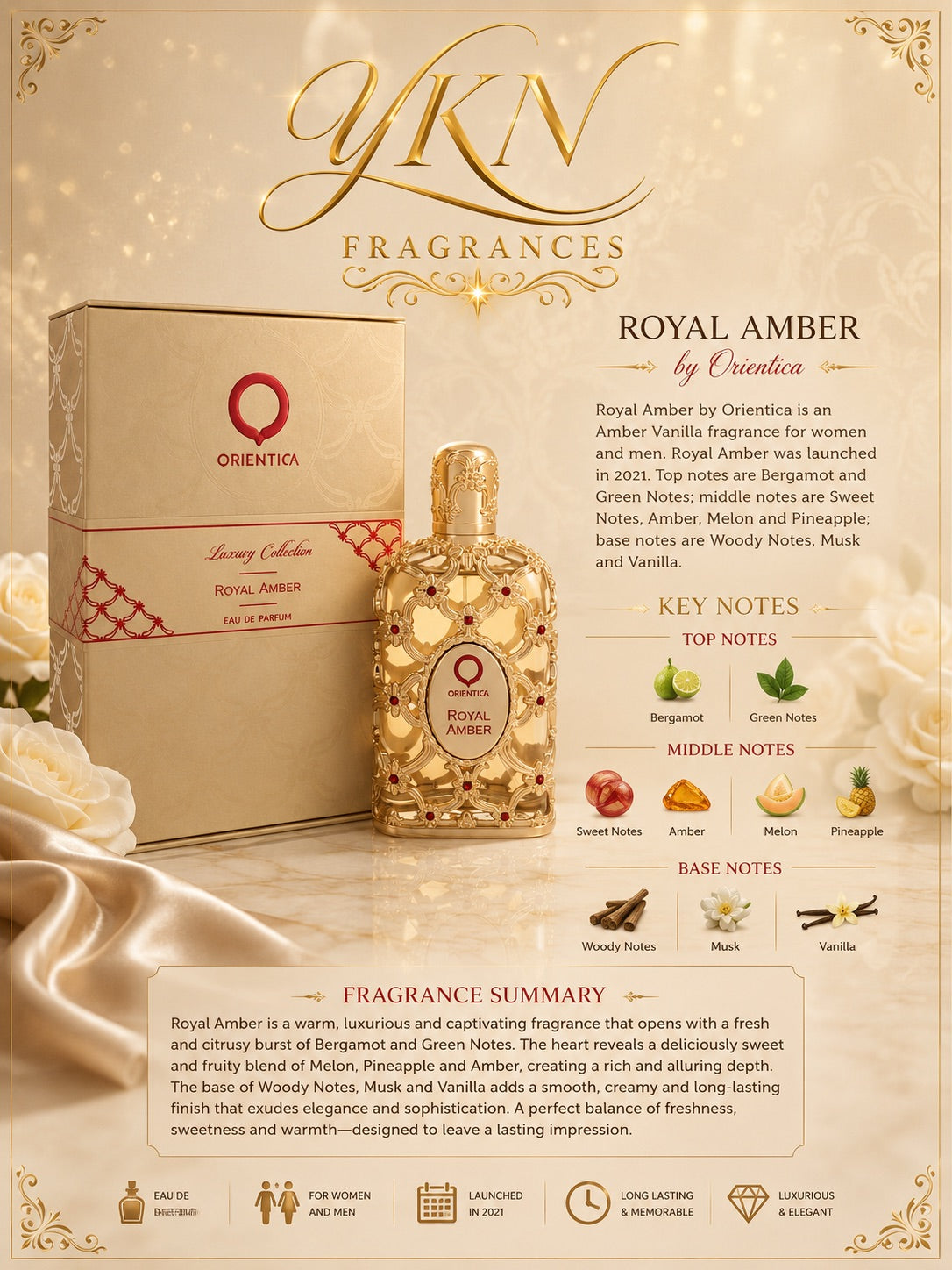 Royal Amber unixes 80 ml by Orientica
