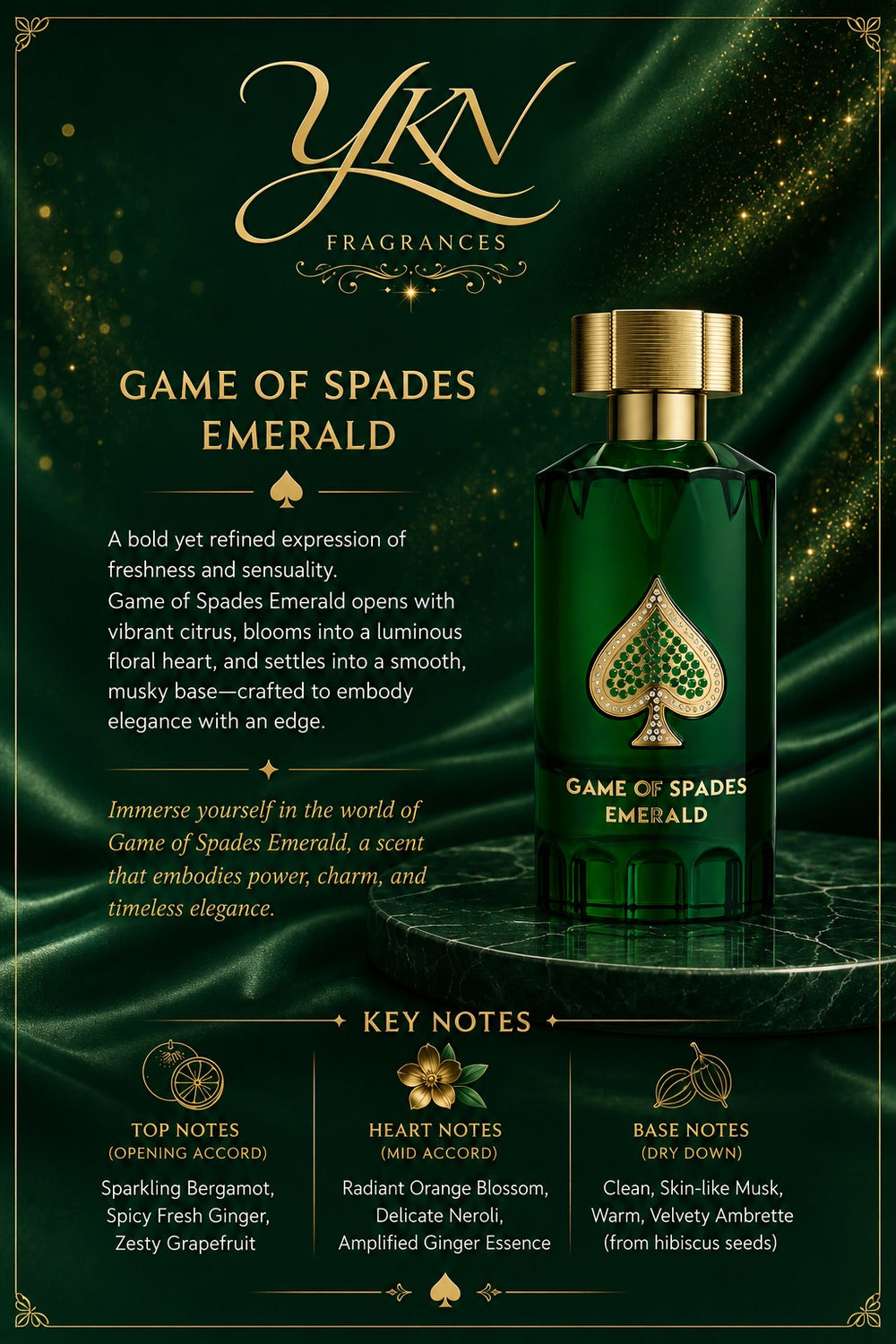 Game of spades emerald -100 ml by Jo Milano