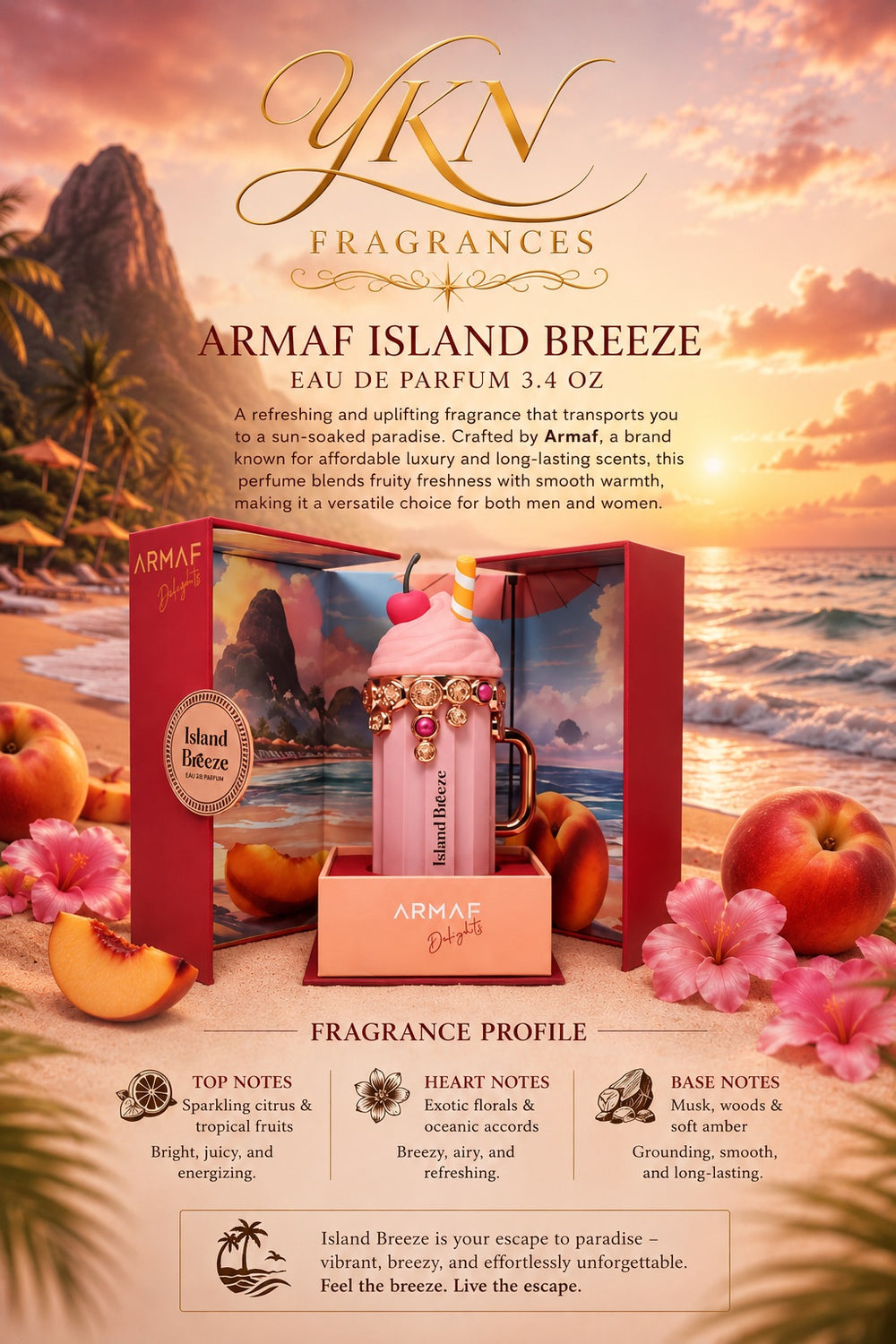 Island Breeze unixes EAU DE PARFUM - 100 ml by Armaf