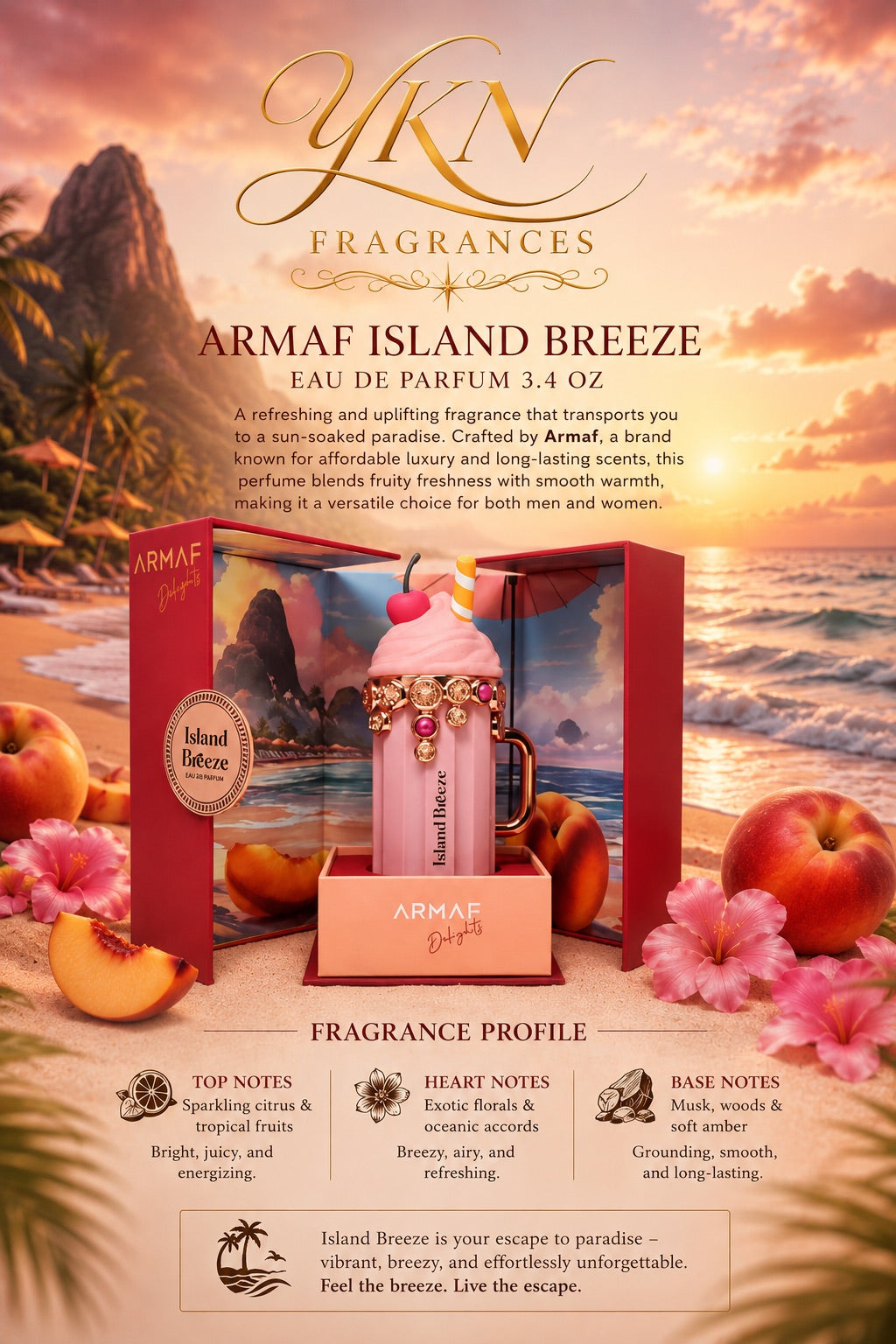 Island Breeze unixes EAU DE PARFUM - 100 ml by Armaf