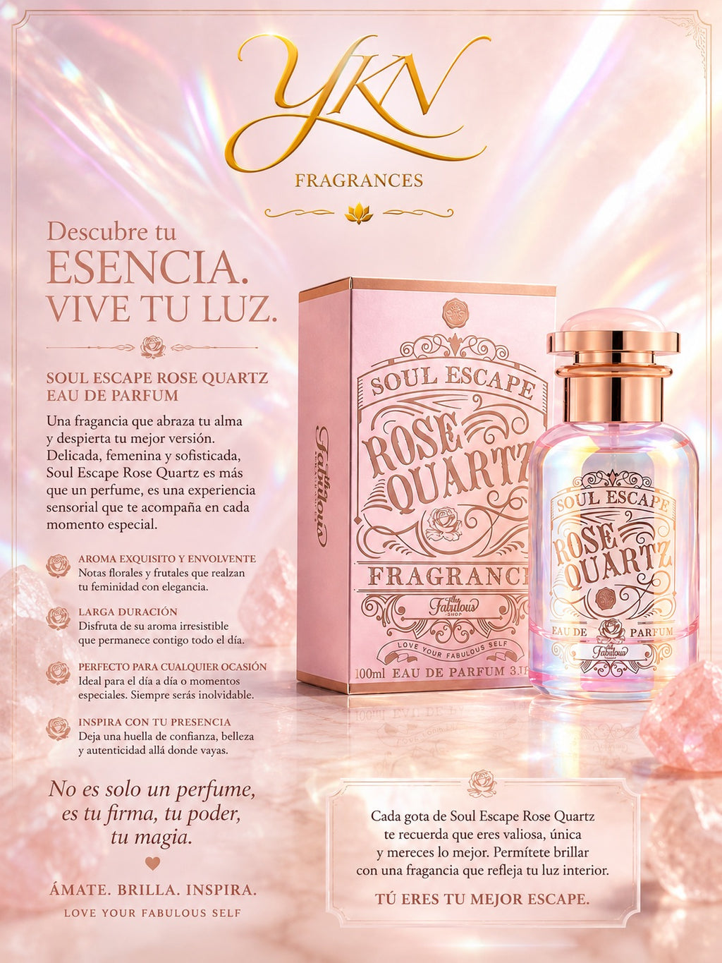 Soul escape Rose Quartz -100 ml by Zakat