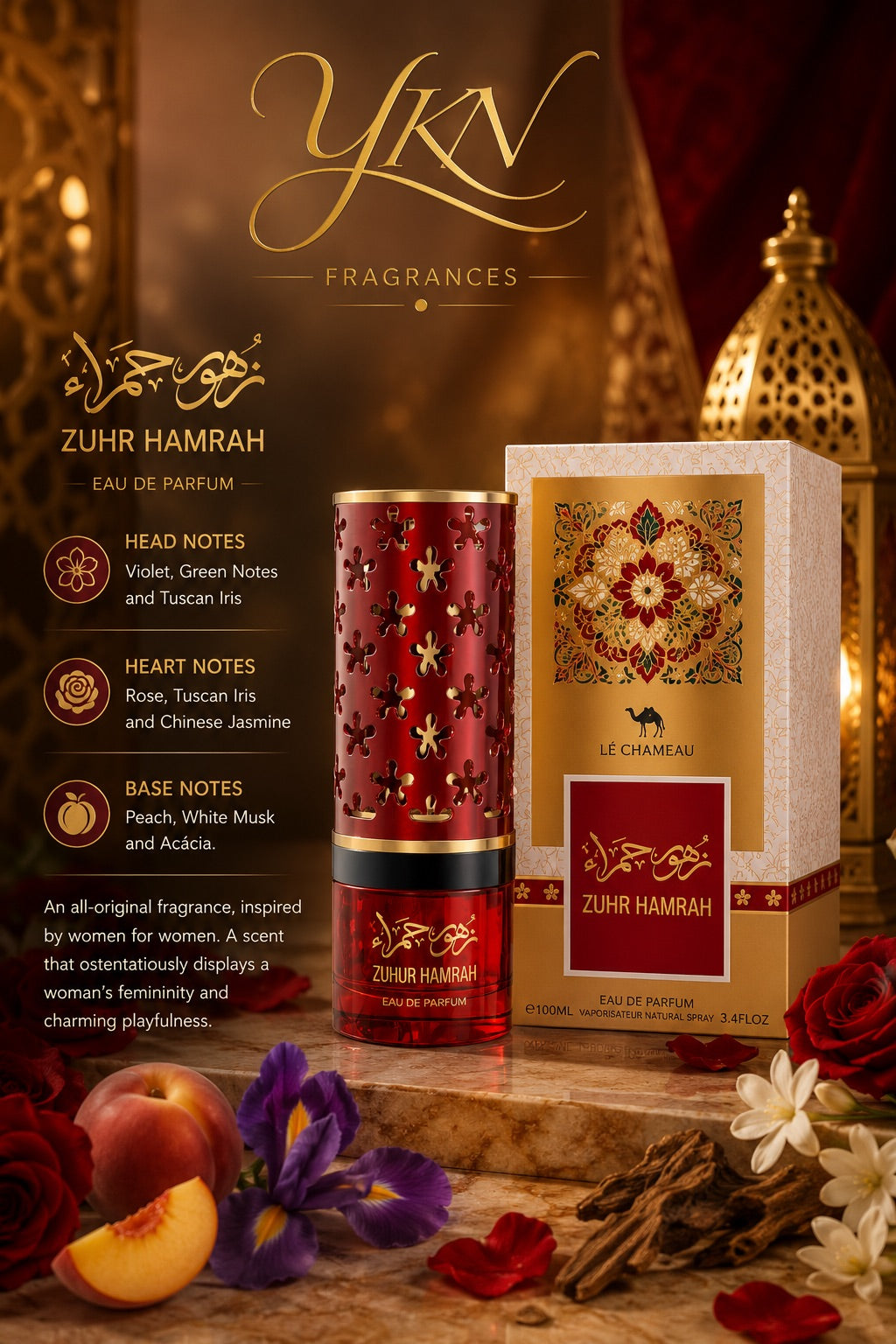 Zuhur Hamrah UAE eau de parfum - 100 ml by LE' CHAMEAU