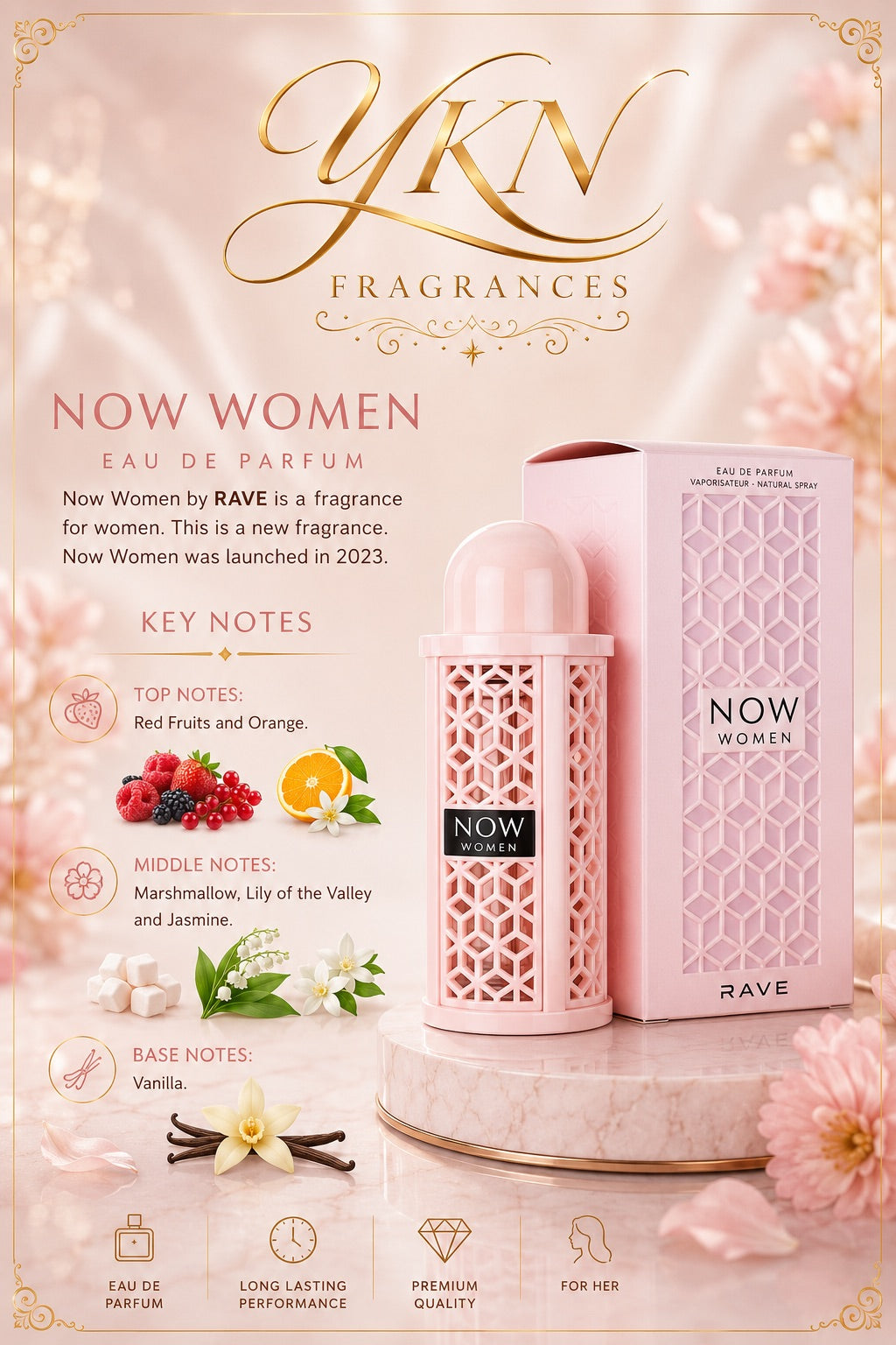 Rave Now Pink Woman 100 ml By Lattafa