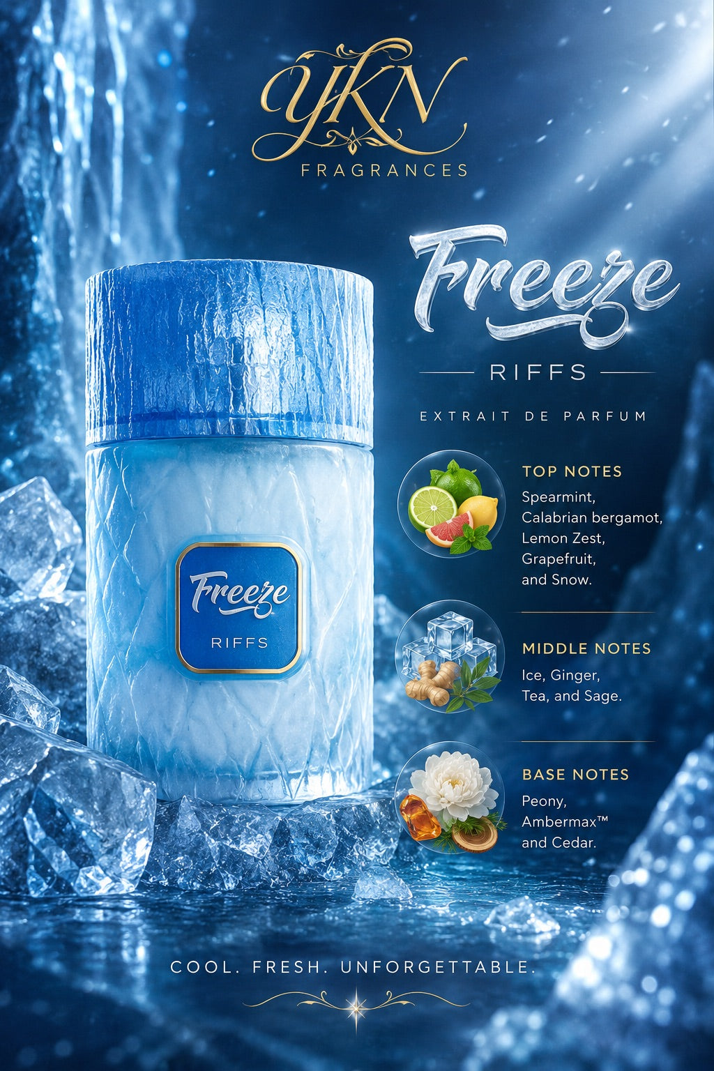 FREEZE UNISEX EDP -100 ML by RIIFFS