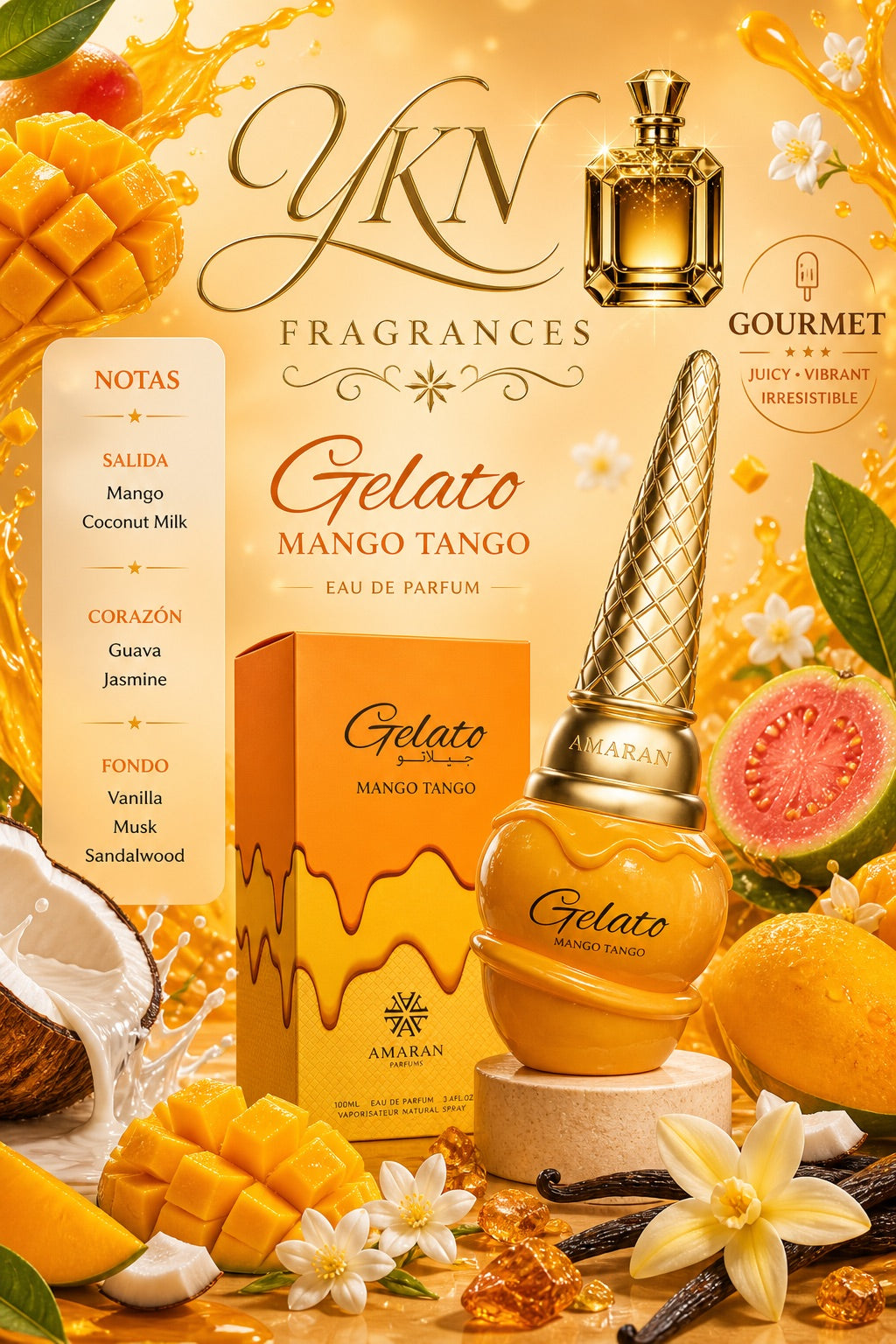 Gelato Mango Tango 100 ml by Amaran