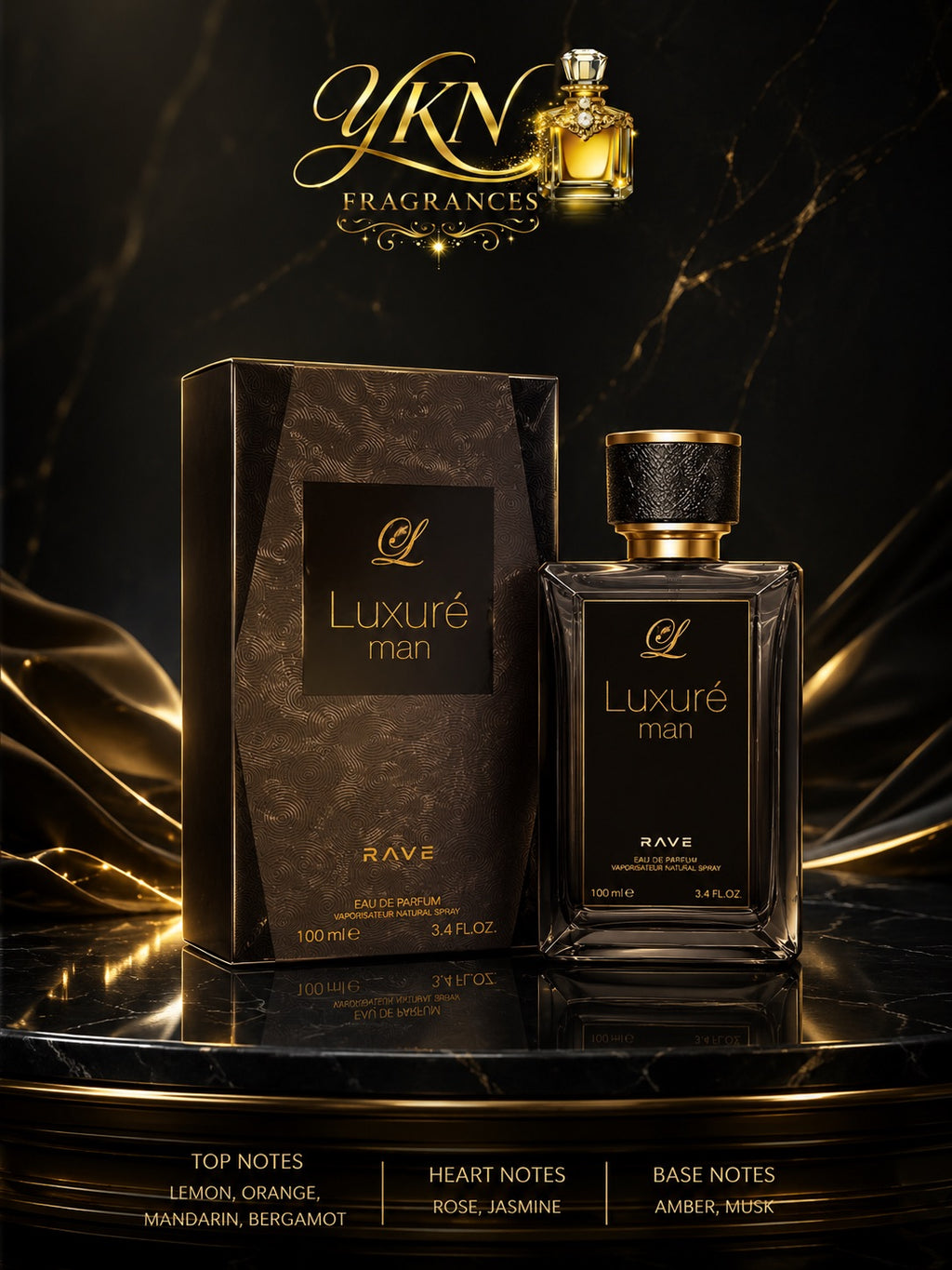 Luxure Man EAU DE PARFUM -100 ml by RAVE