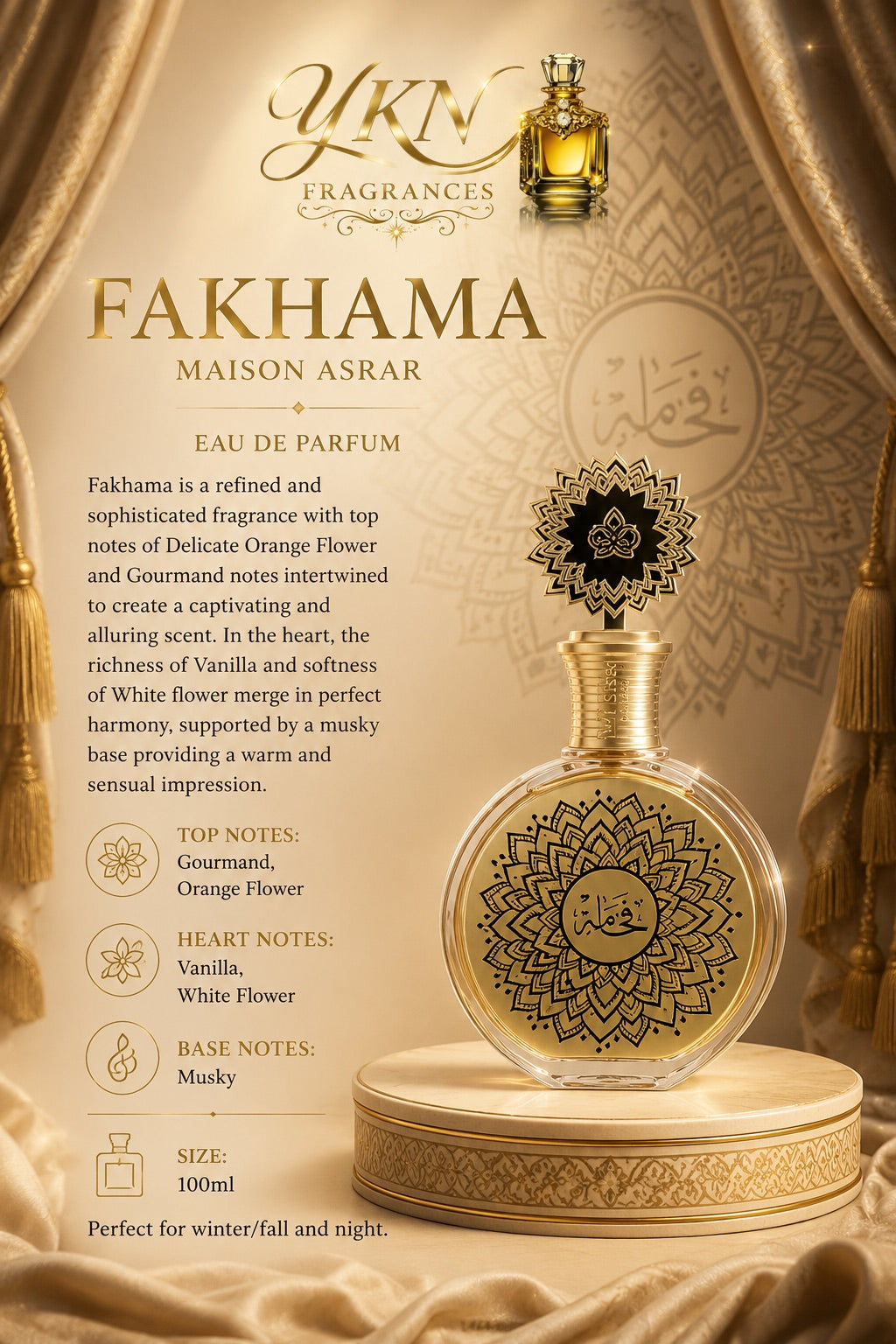 Fakhama unisex -100 ml by Maison Asrar