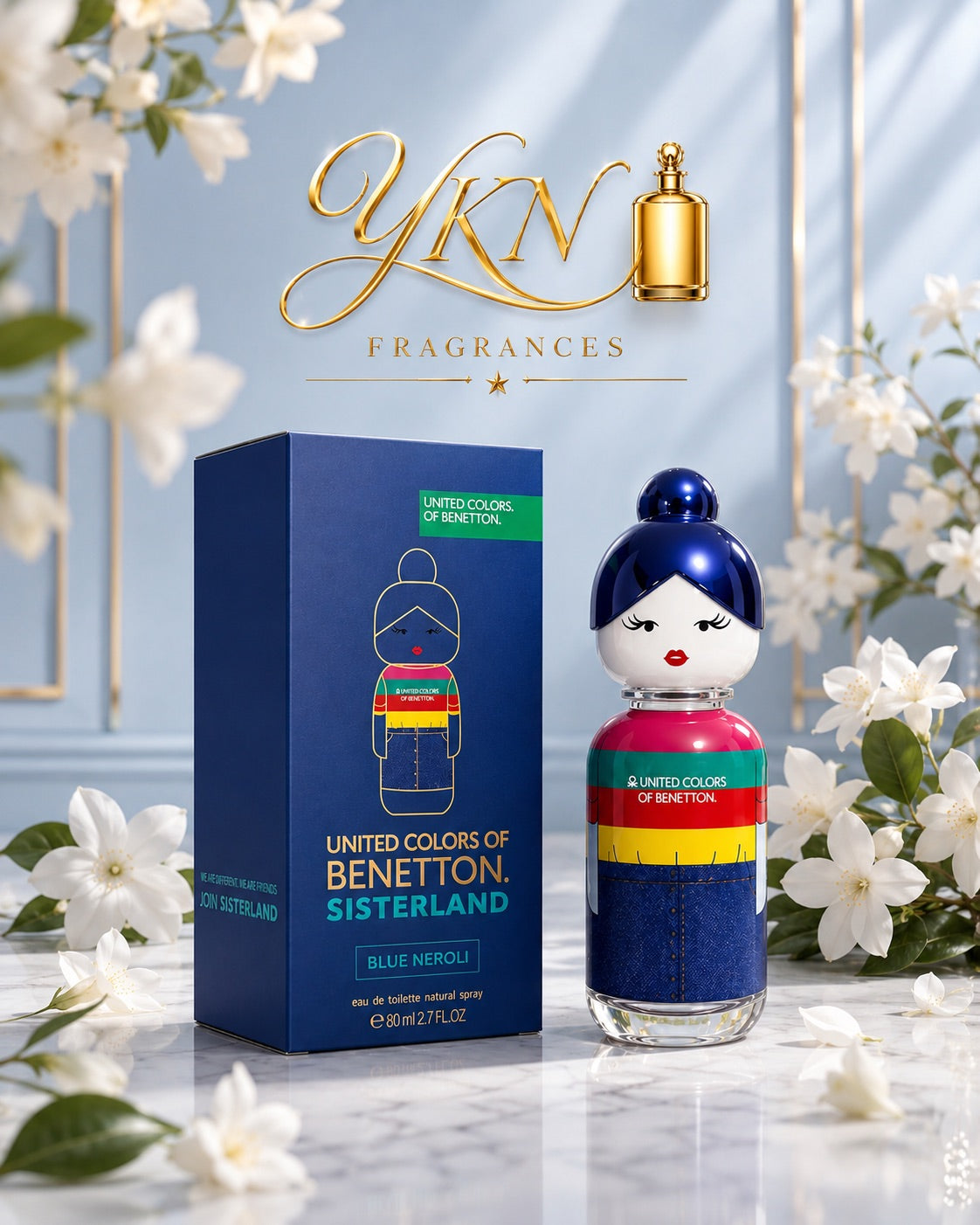 Benetton  Sisterland  Blue Neroli-80 ml EAU de toilette