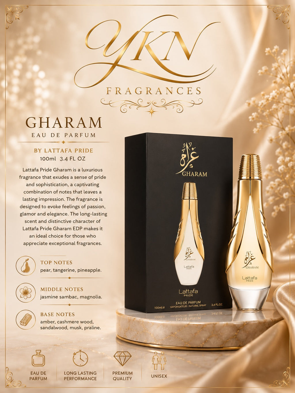 Gharam 100 ml by Lattafa