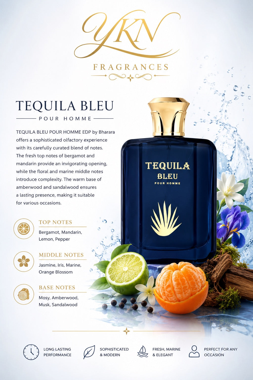 Tequila Bleu for men 100 ml by Bharara