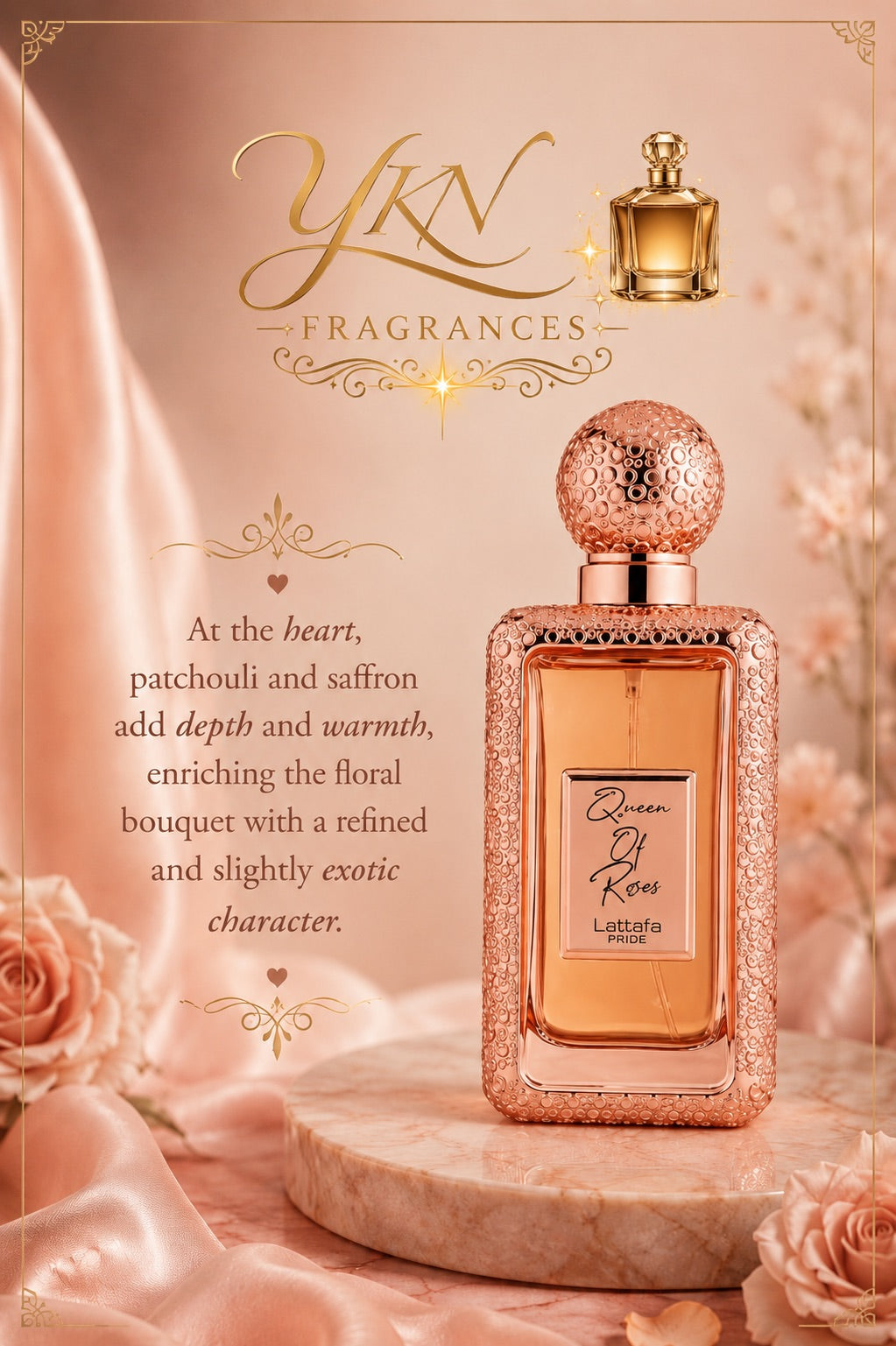 Queen of Rose Eau de parfum -100 ml by Lattafa Pride
