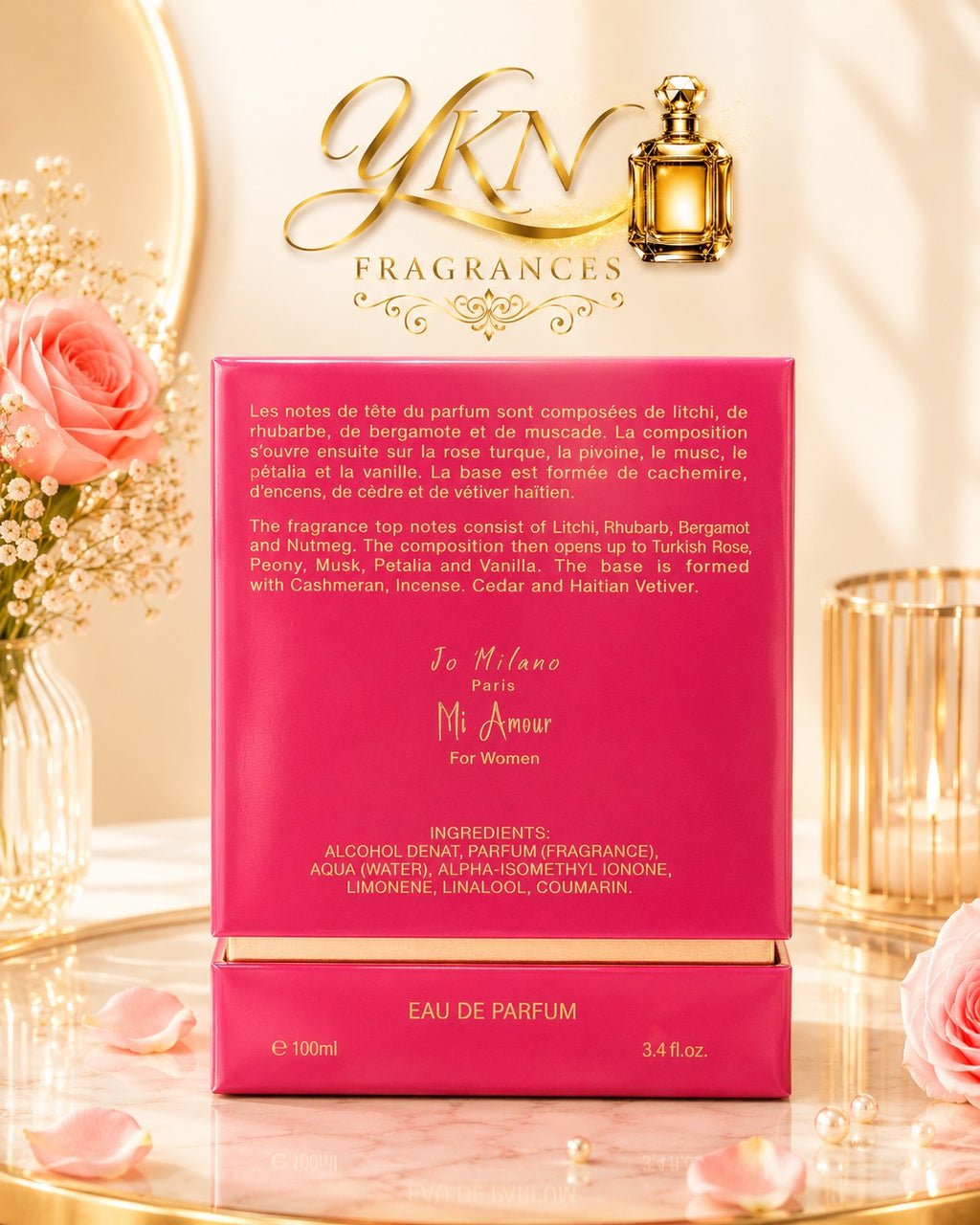 Mi Amour for Women EAU DE PARFUM - 100 ml by Jo Milano