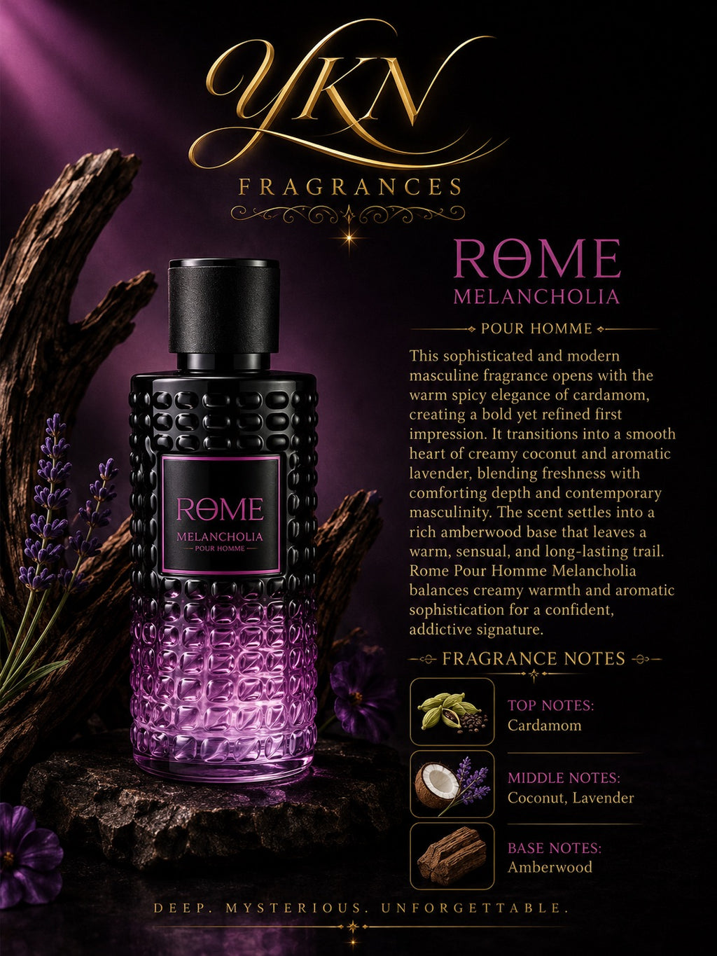 Rome Melancholia for Him EAU de parfum -100 ml by Bharara