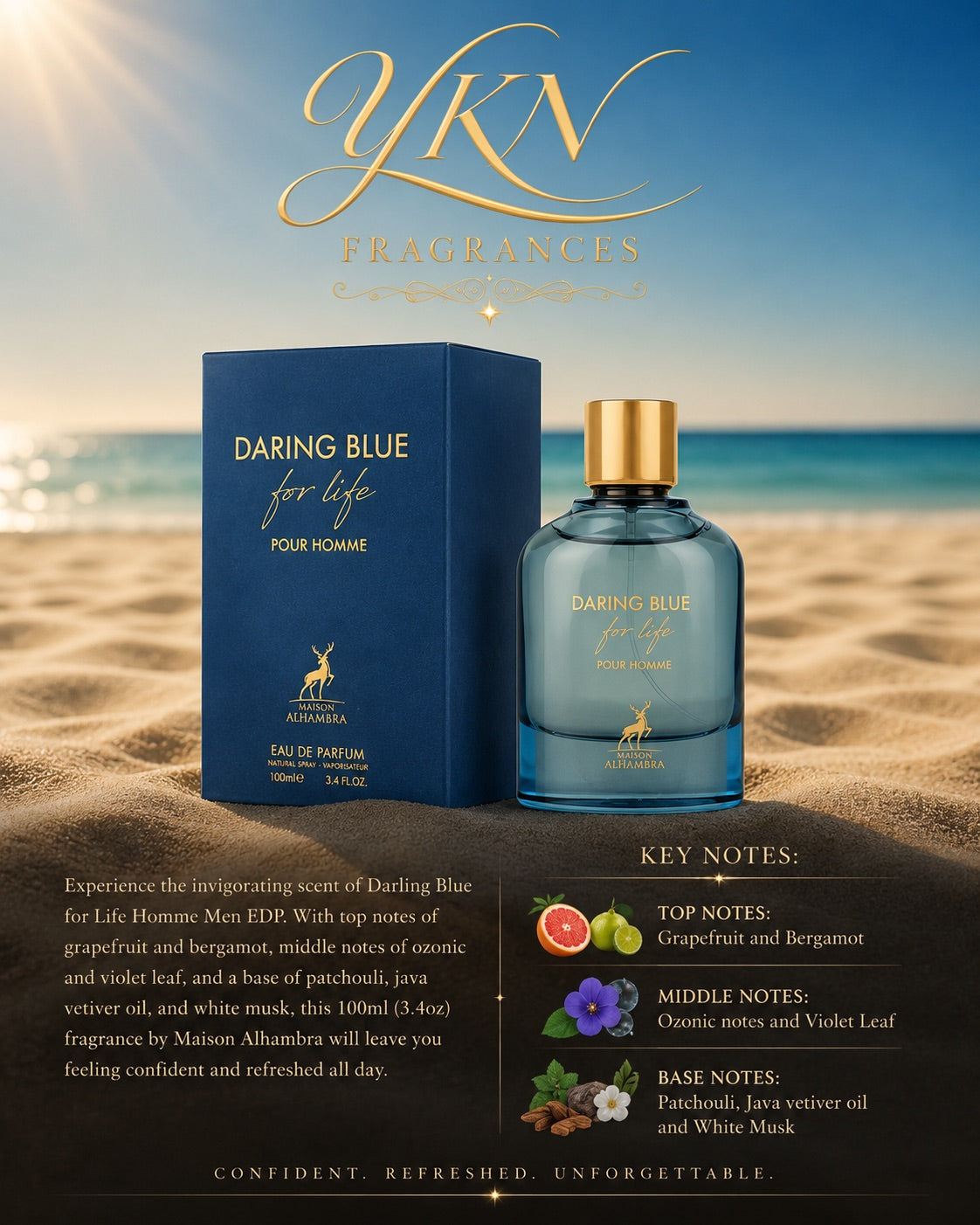 Darling Blue for Life EAU DE PARFUM -100 ml by Maison ALHAMBRA